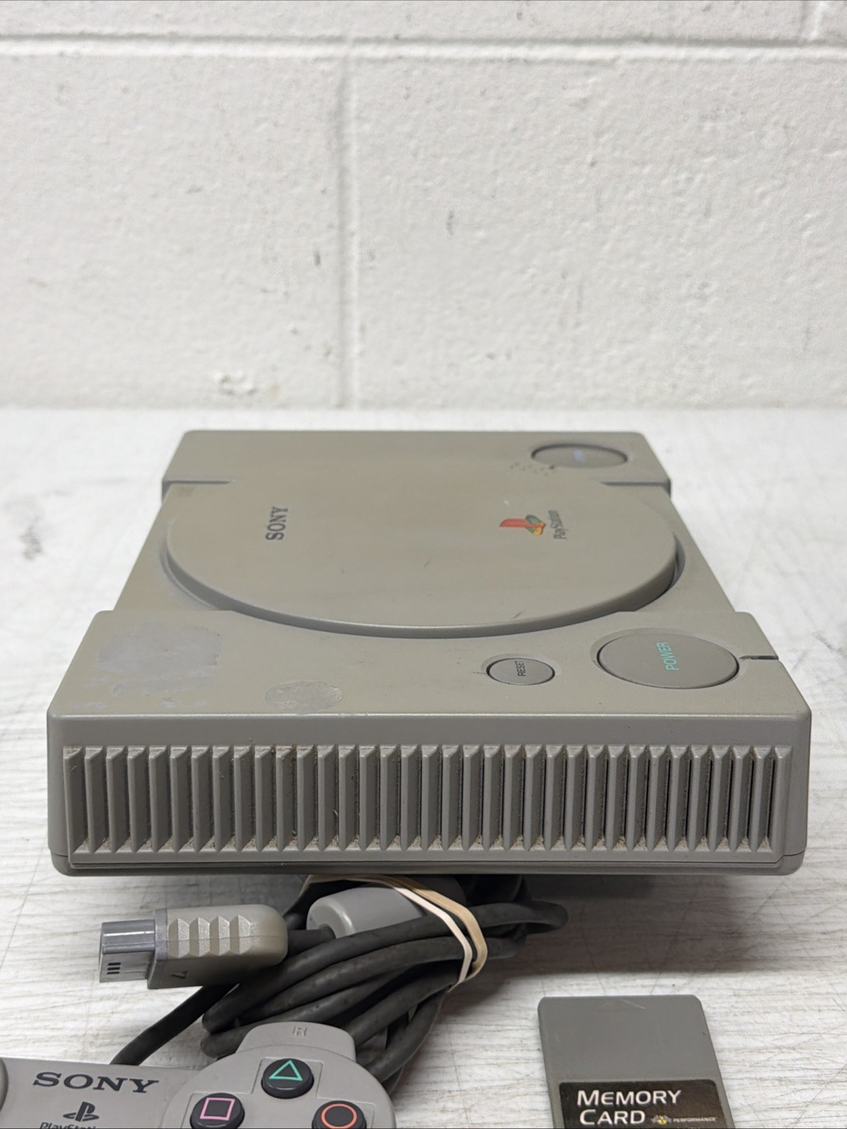 Sony PlayStation 1 PS1 SCPH-7501 Console System Bundle – Tested and Works
