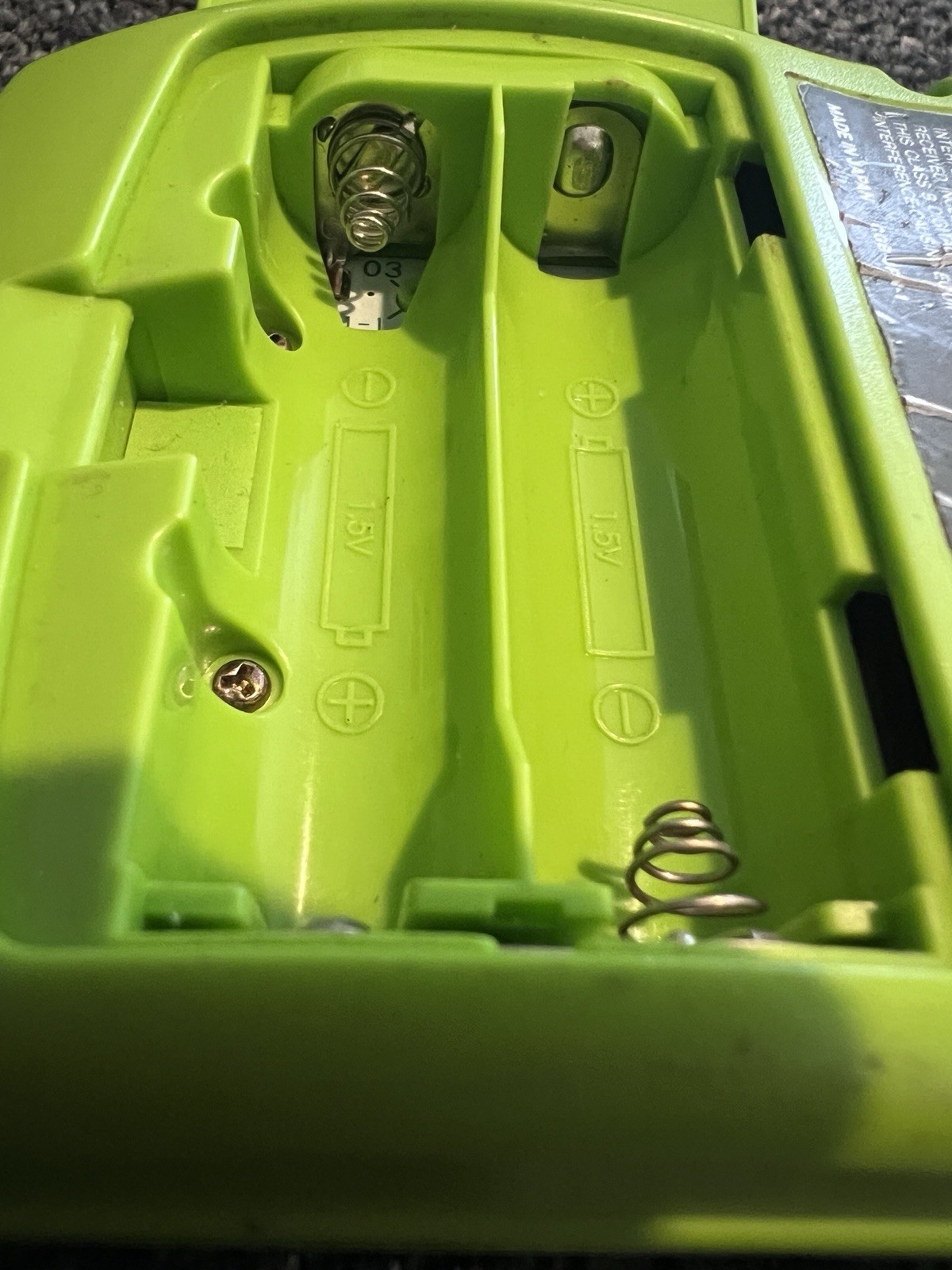 Nintendo Game Boy Color Kiwi Lime Green Handheld Console System For Parts
