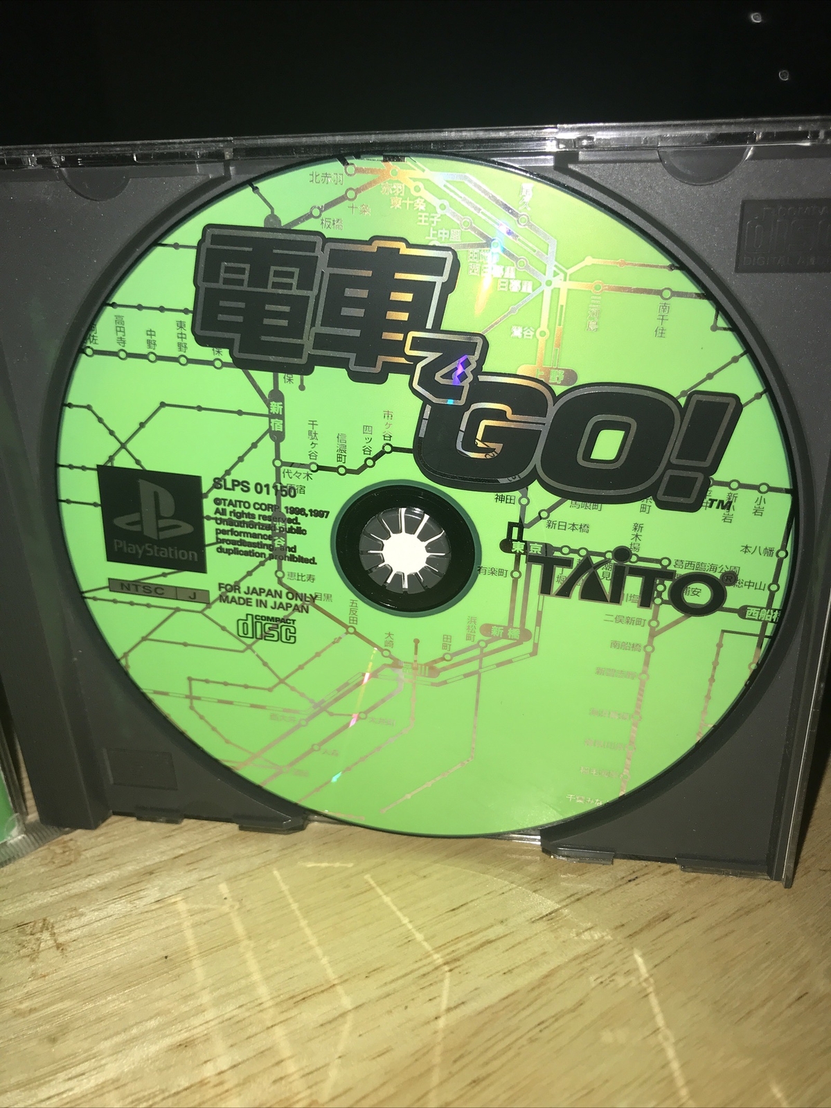 Densha De Go! Playstation Japan Import Cracks On Case , Booklet And Working Game