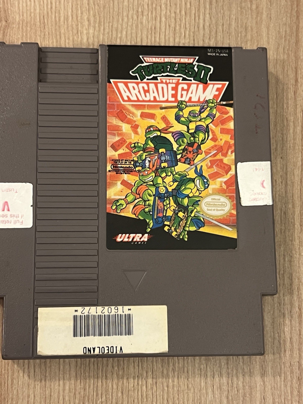 Teenage Mutant Ninja Turtles II: The Arcade Game (Nintendo NES, 1990) No Manual