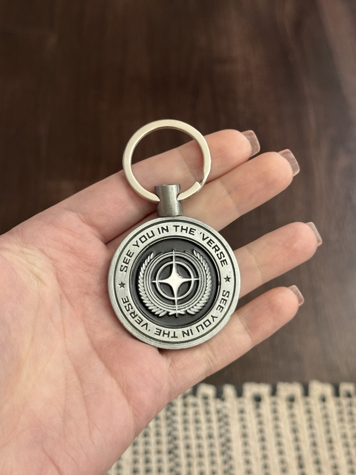 Star Citizen Challenge Coin Keyring / Keychain