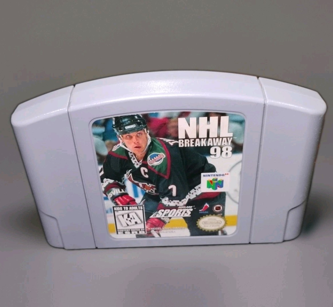 NHL Breakaway Hockey 98 Nintendo 64 N64 OEM Official Original Authentic Tested