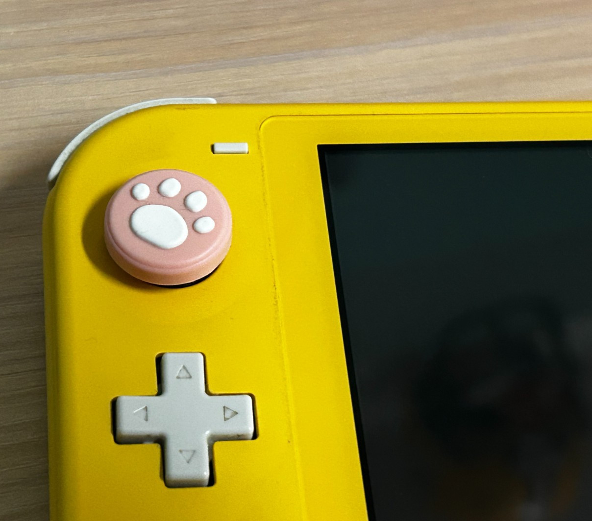 Nintendo Switch Lite Yellow Handheld Console 32GB Custom Sticks OEM Charger