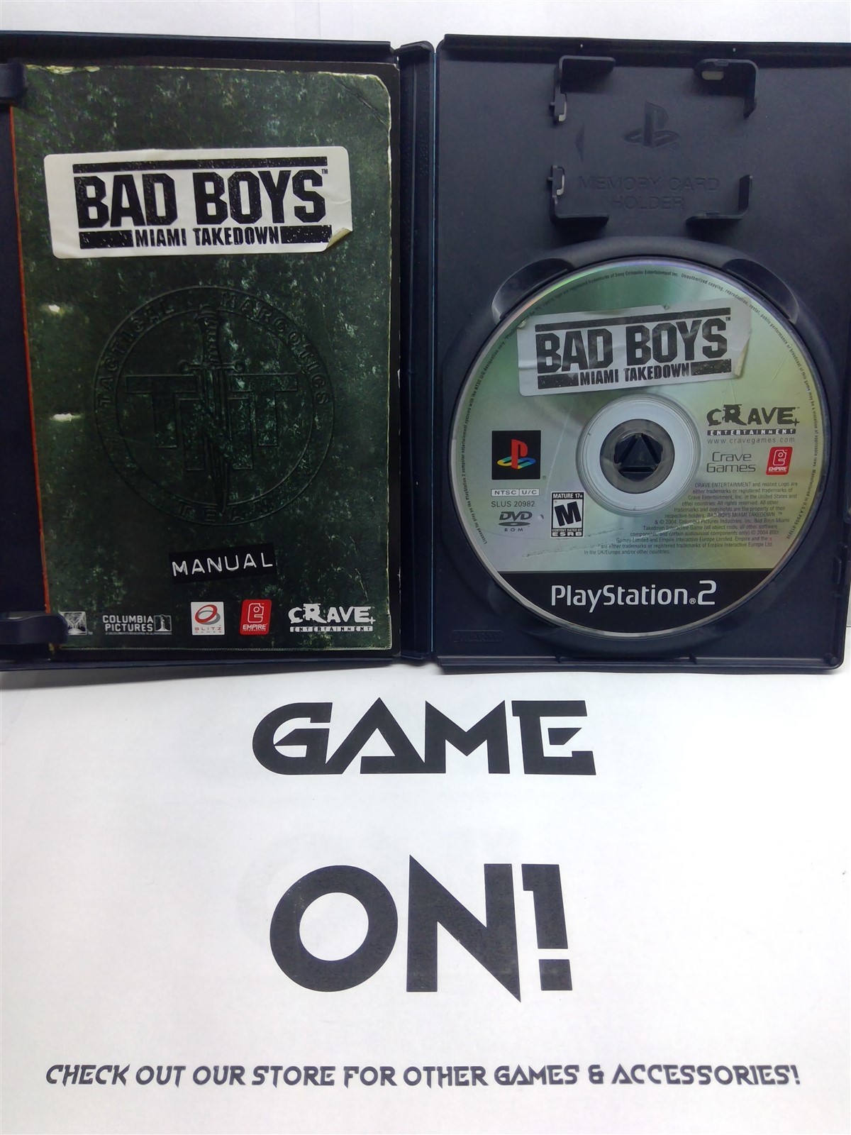 Bad Boys: Miami Takedown (PlayStation 2 2004) Complete Tested Working -Free Ship