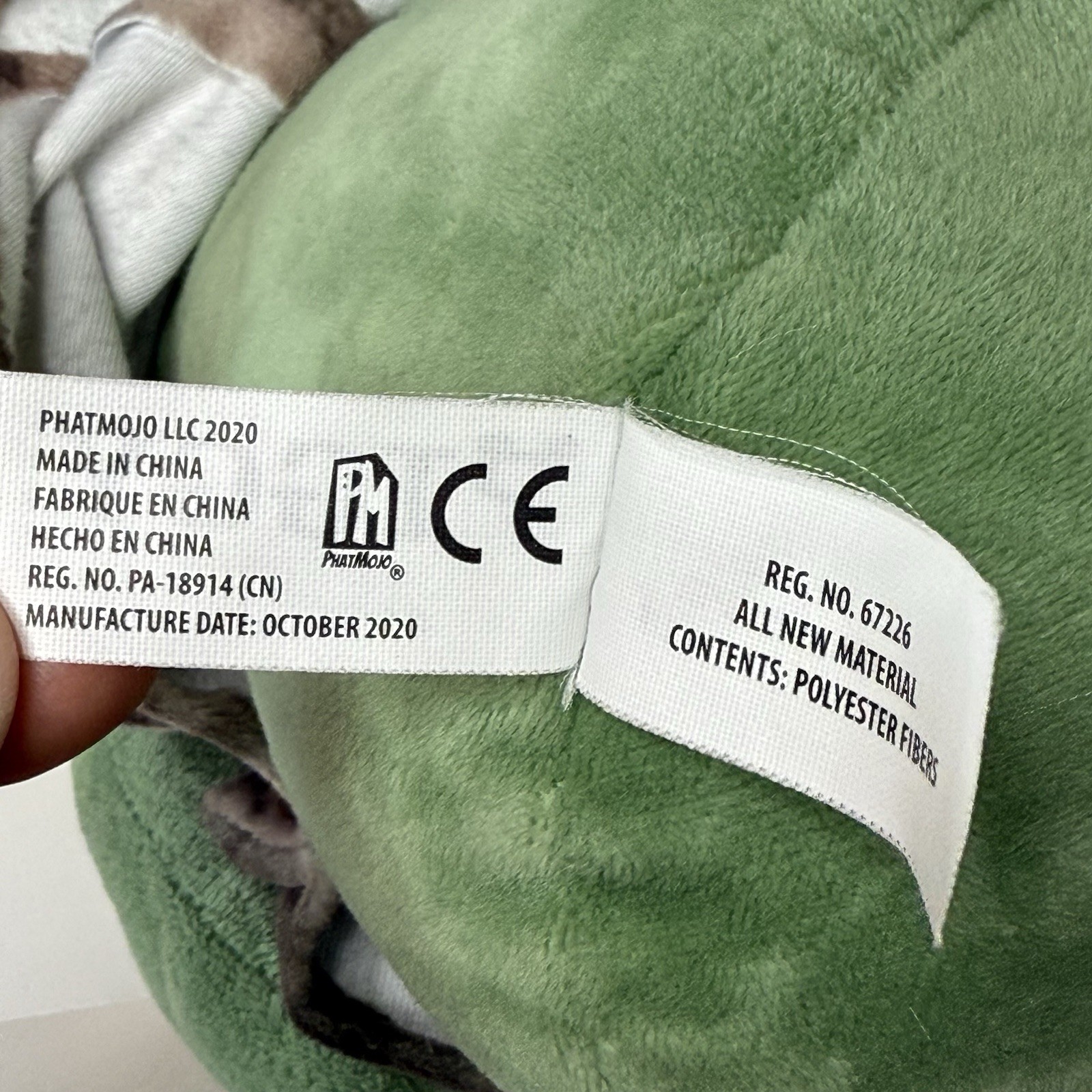 Piggy Roblox ZomPiggy Plush Toy 13 in Stuffed Animal Light Up Eye Sounds Tested