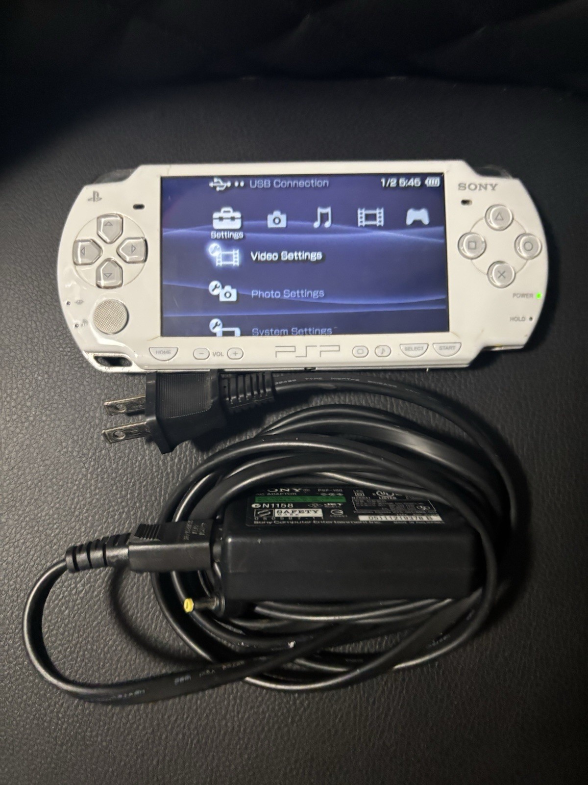Sony PSP-2000 White Handheld Console, Wi-Fi, Region Free, 32MB, 480p