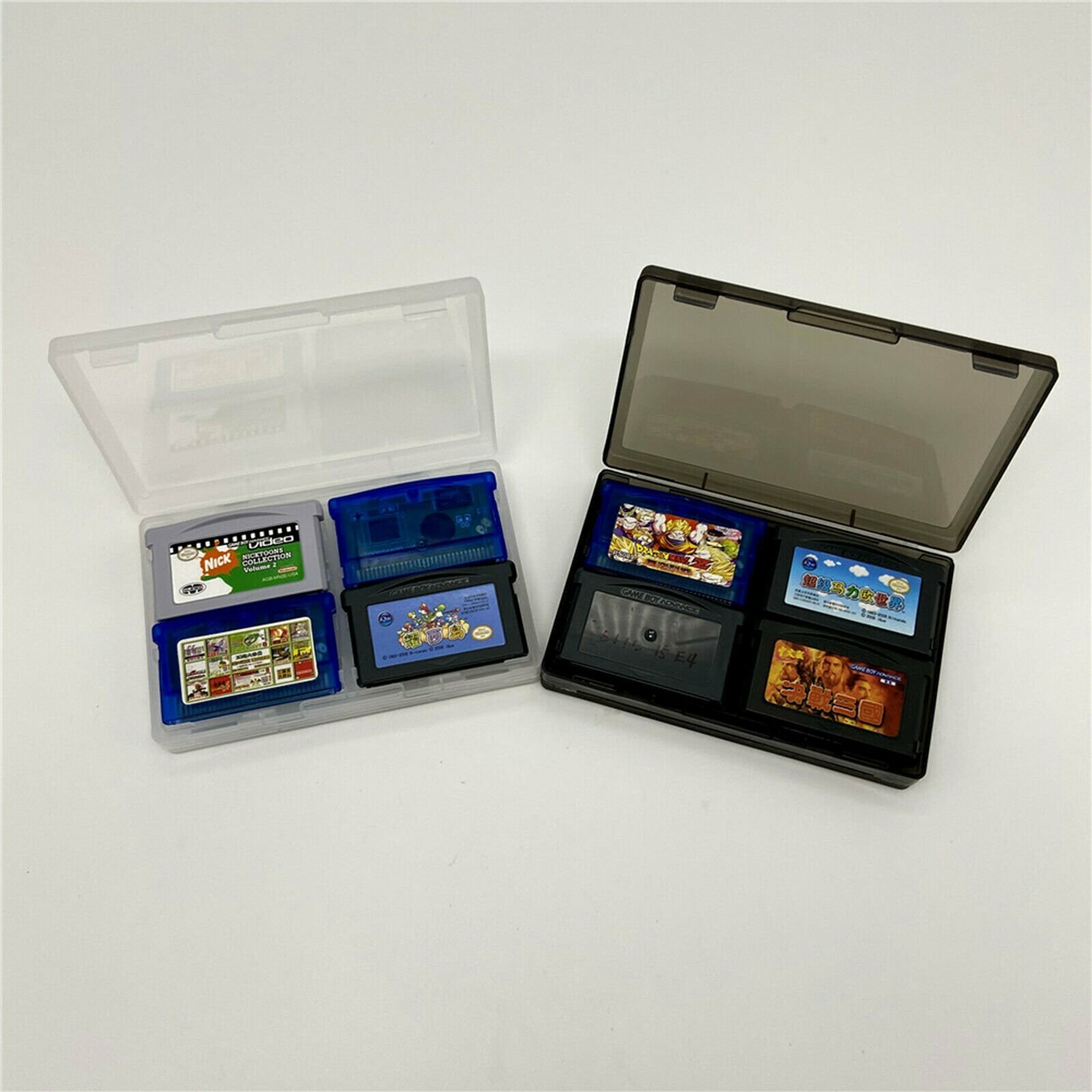 4in1 Large Storage Box Protective Case Fr GameBoy GBA GBASP Game Cartridge Card#