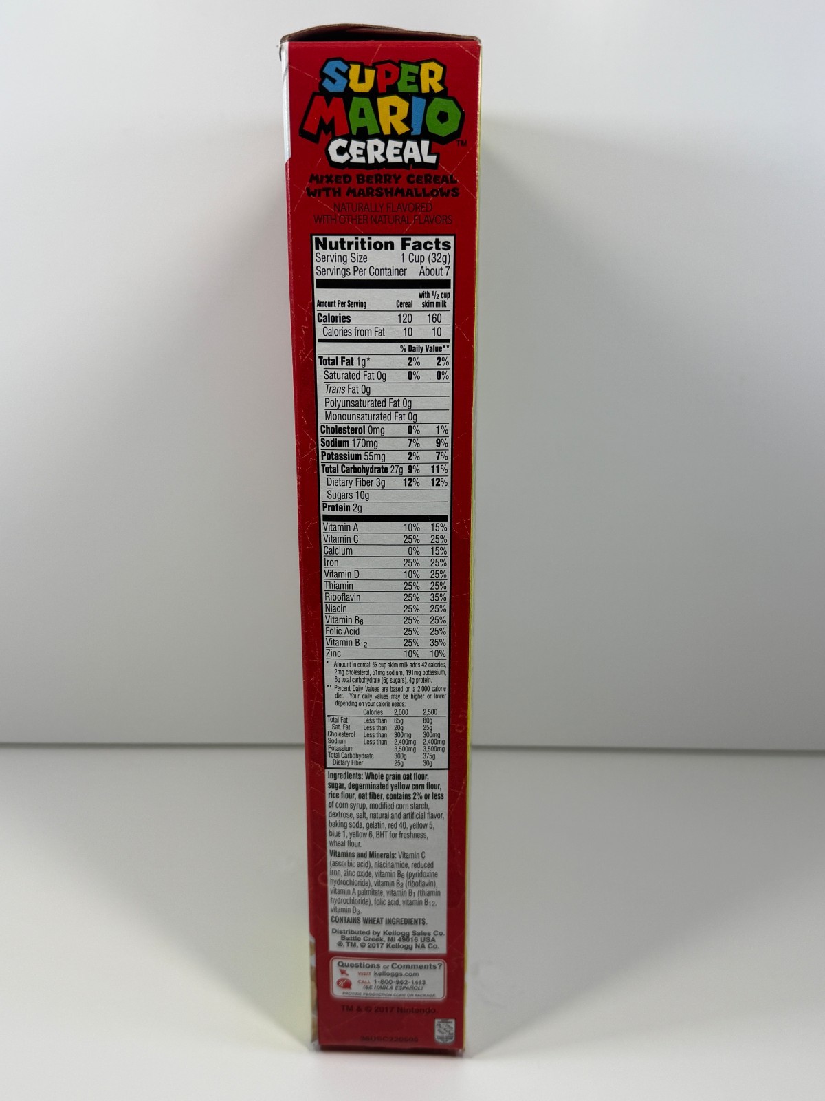 Kellogg’s Super Mario Cereal Limited Edition Amiibo Nintendo New Expired