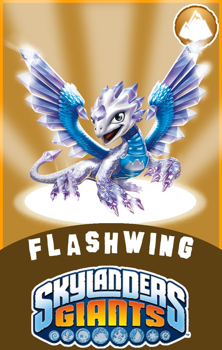 Skylanders Giants Flashwing NFC Card FREE SHIPPING