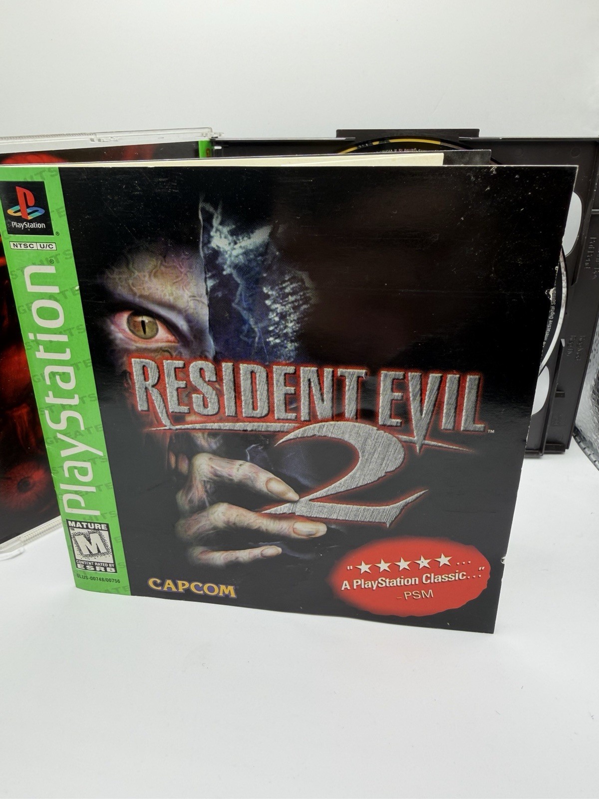 Resident Evil 2 Greatest Hits 1998. Manual With Reg Card! Untested. Read Desc