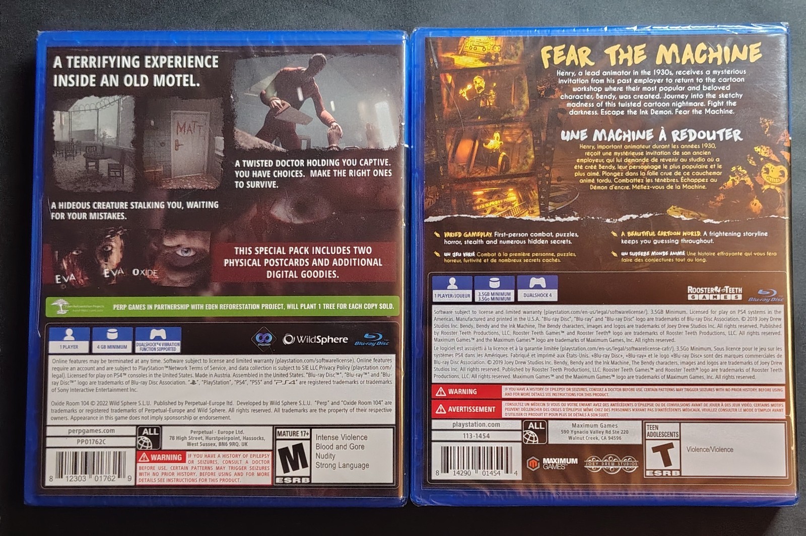 Oxide Room 104 & Bendy and the Ink Machine PS4 Lot