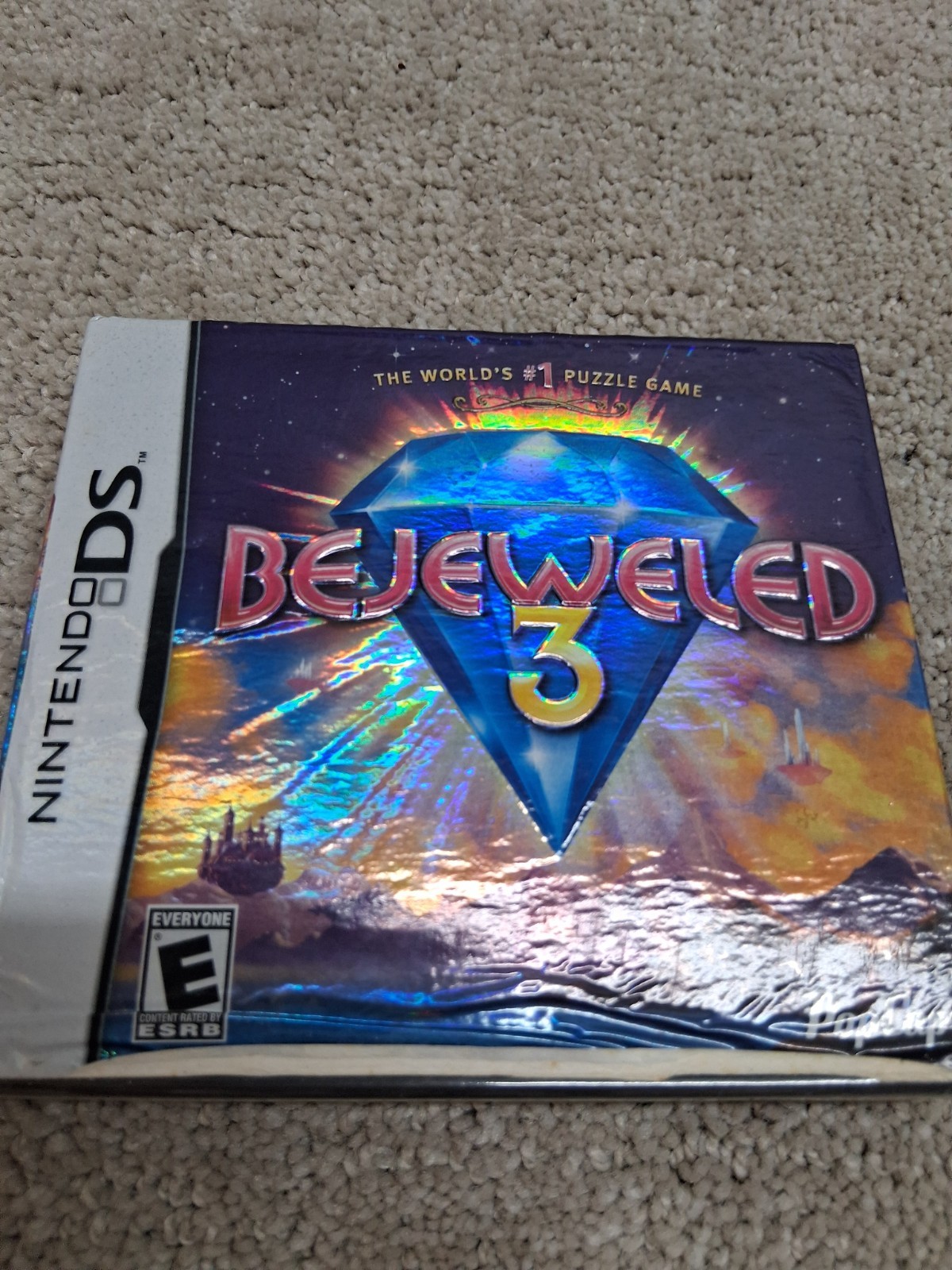 Bejeweled 3 Nintendo DS 2011 Brand New Sealed W/ Cover
