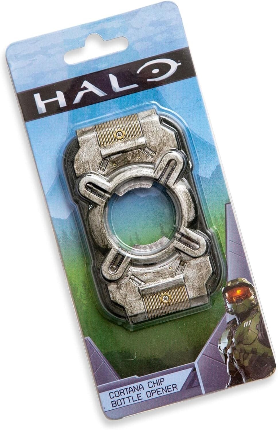 Halo Cortana Chip Metal Bottle Opener Replica For Soft Drinks, Soda, Beer
