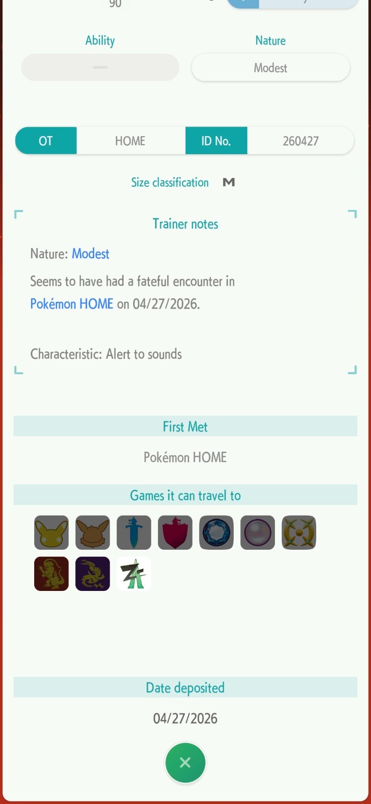 Pokémon HOME Complete Pokédex 720+ (Shiny + Non-Shiny) | Pokémon ZA Living Dex |