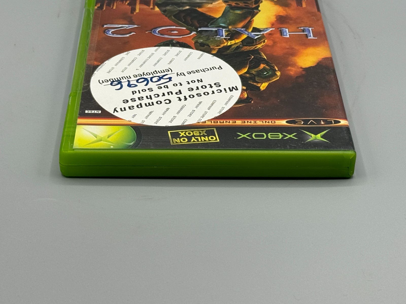 Halo 2 Microsoft Xbox Employee Store Sticker Sealed New Authentic