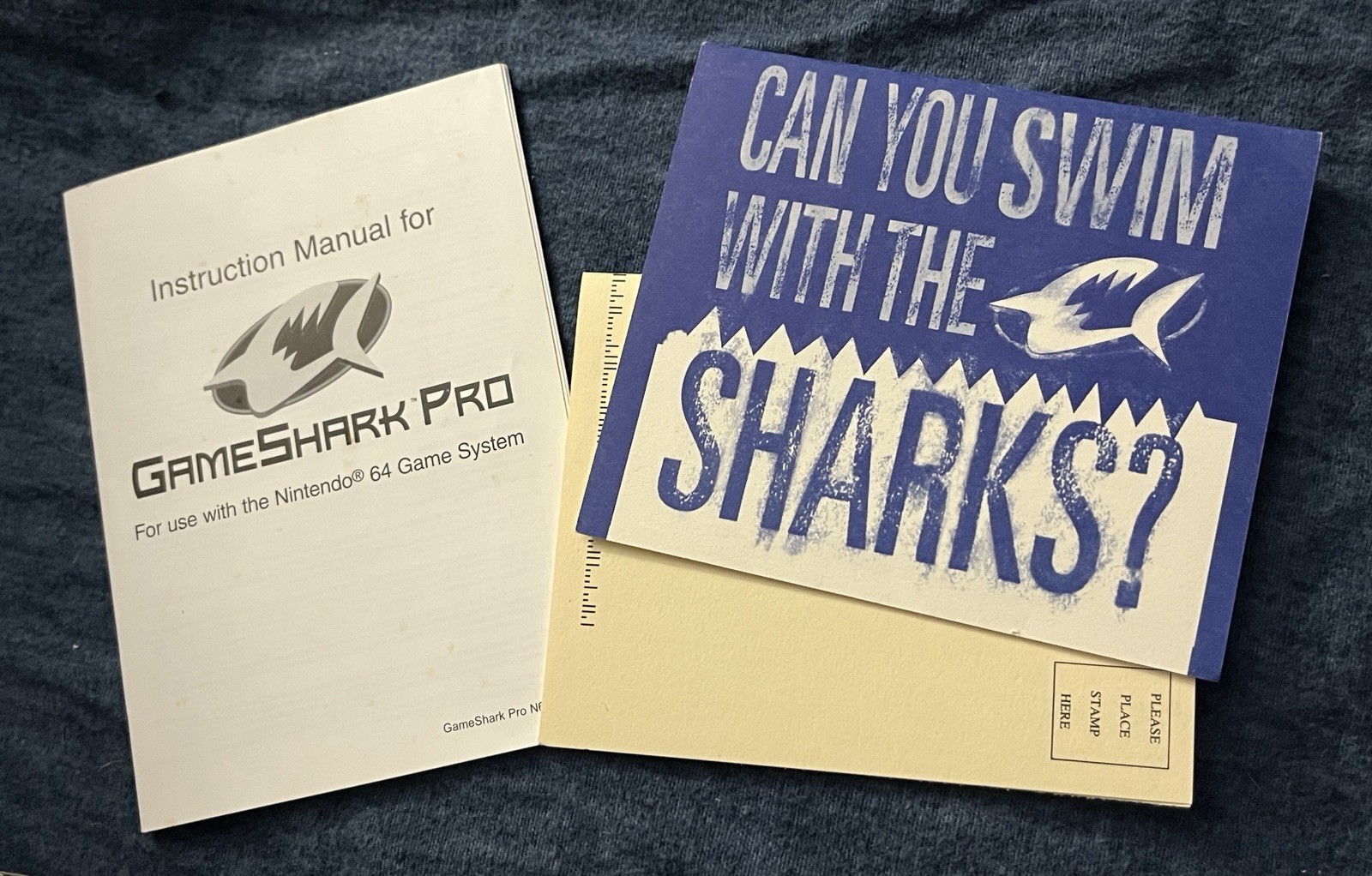 GameShark Pro v3.2 (Nintendo 64, N64) w/ Cart, VHS Tape In Box, & Inserts CIB