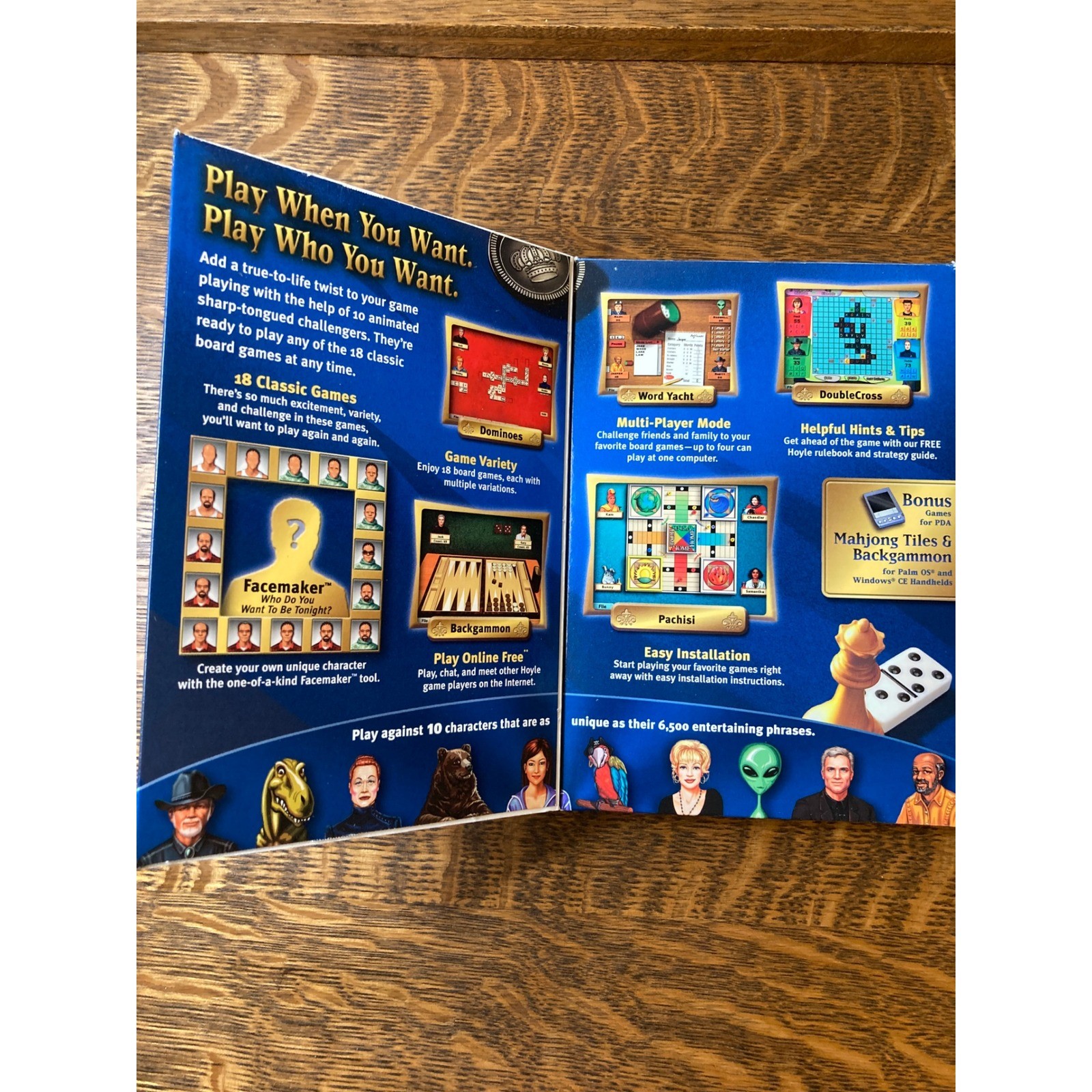 Hoyle Board Games PC CD-ROM 2003 Sierra 18 Classic Games Chess Mahjong Backgammo