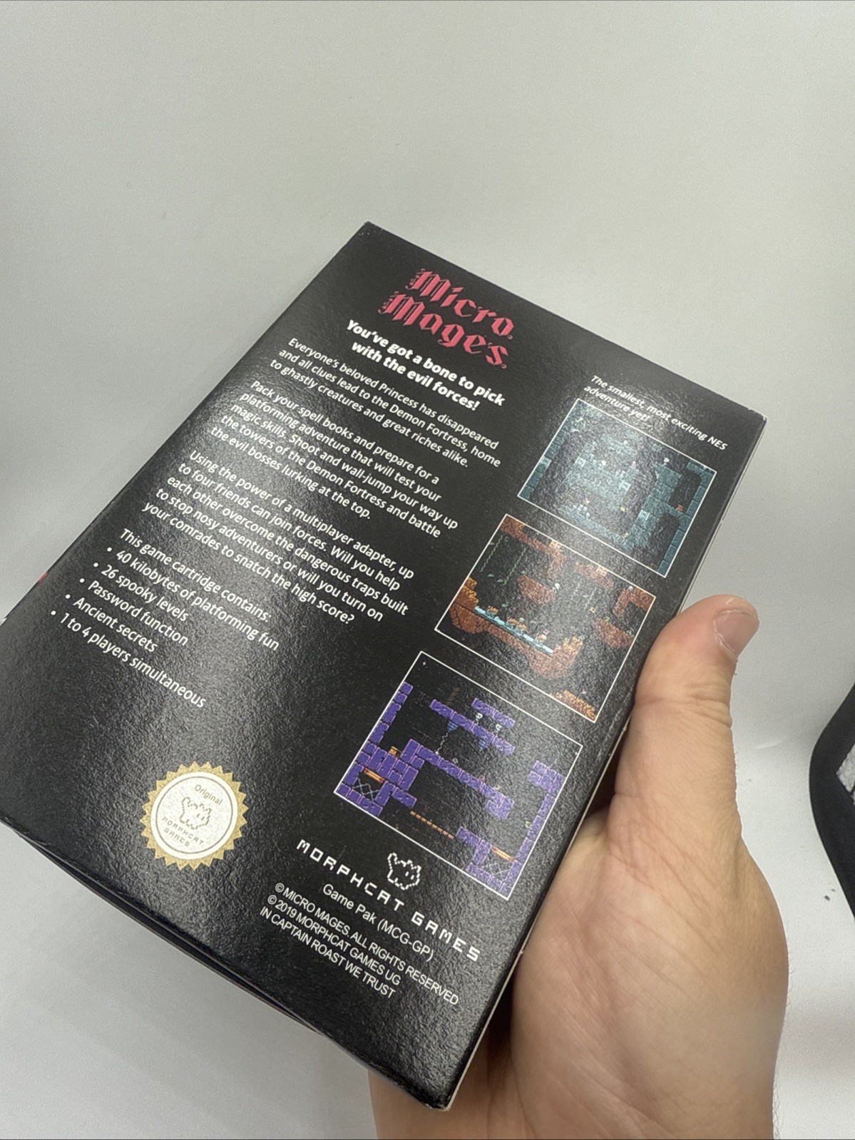 Micro Mages Nintendo NES Complete LIKE NEW WITH CASE! RARE GEM!