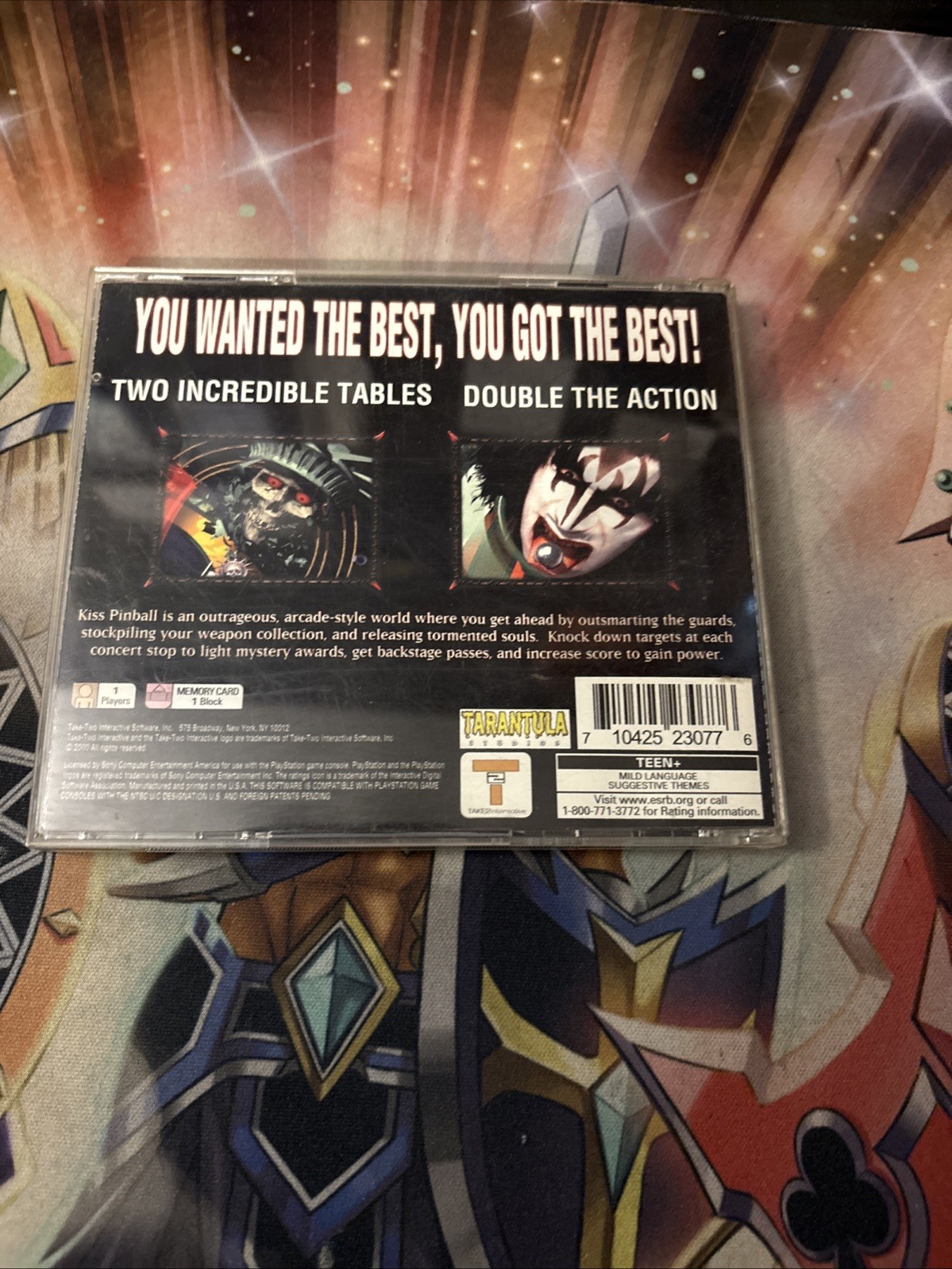 Kiss Pinball (Sony PlayStation 1, PS1) CIB Complete – Clean Disc