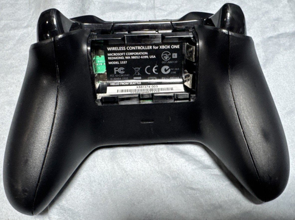 Microsoft Xbox One Wireless Controller 1537 Day One 2013 Edition Black*Tested*
