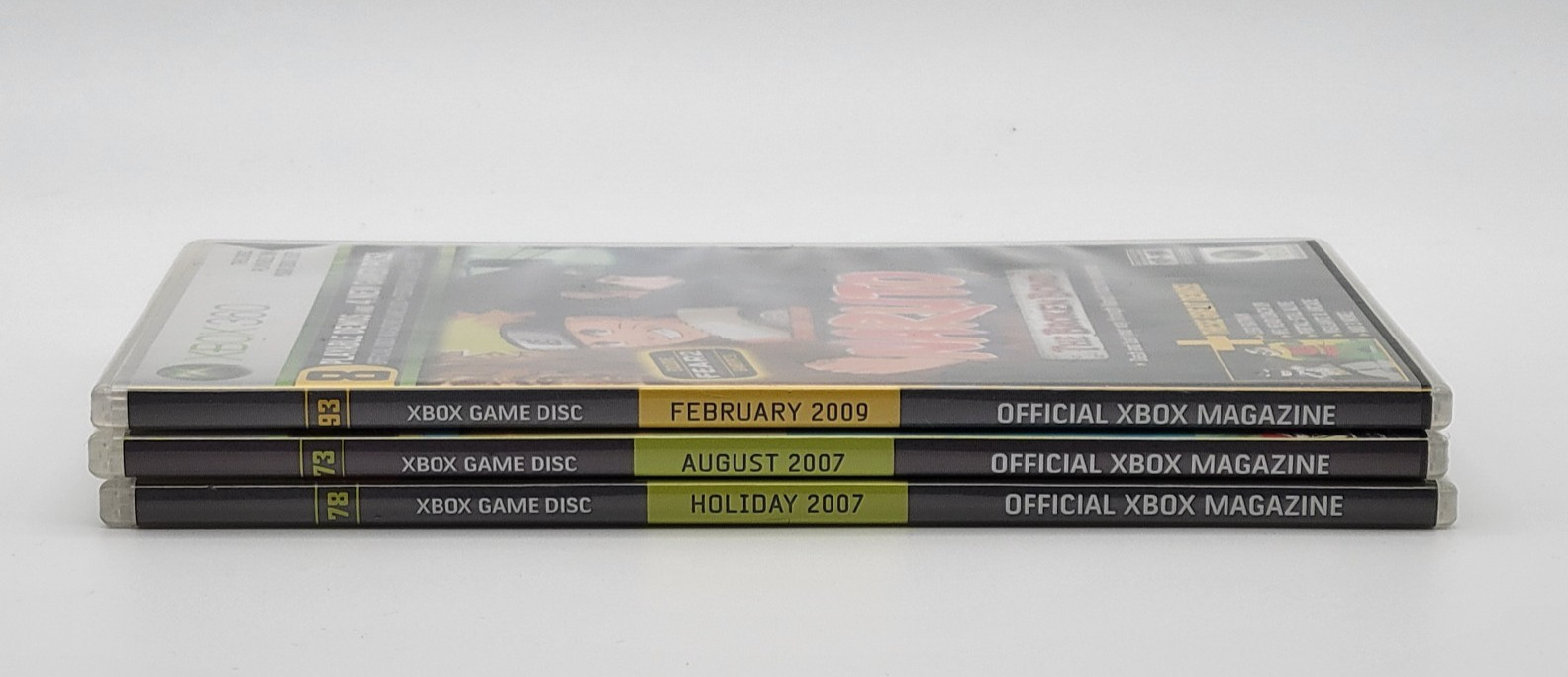 Official Xbox Magazine Demo Discs LOT ( 73, 78, 93 ) Xbox 360