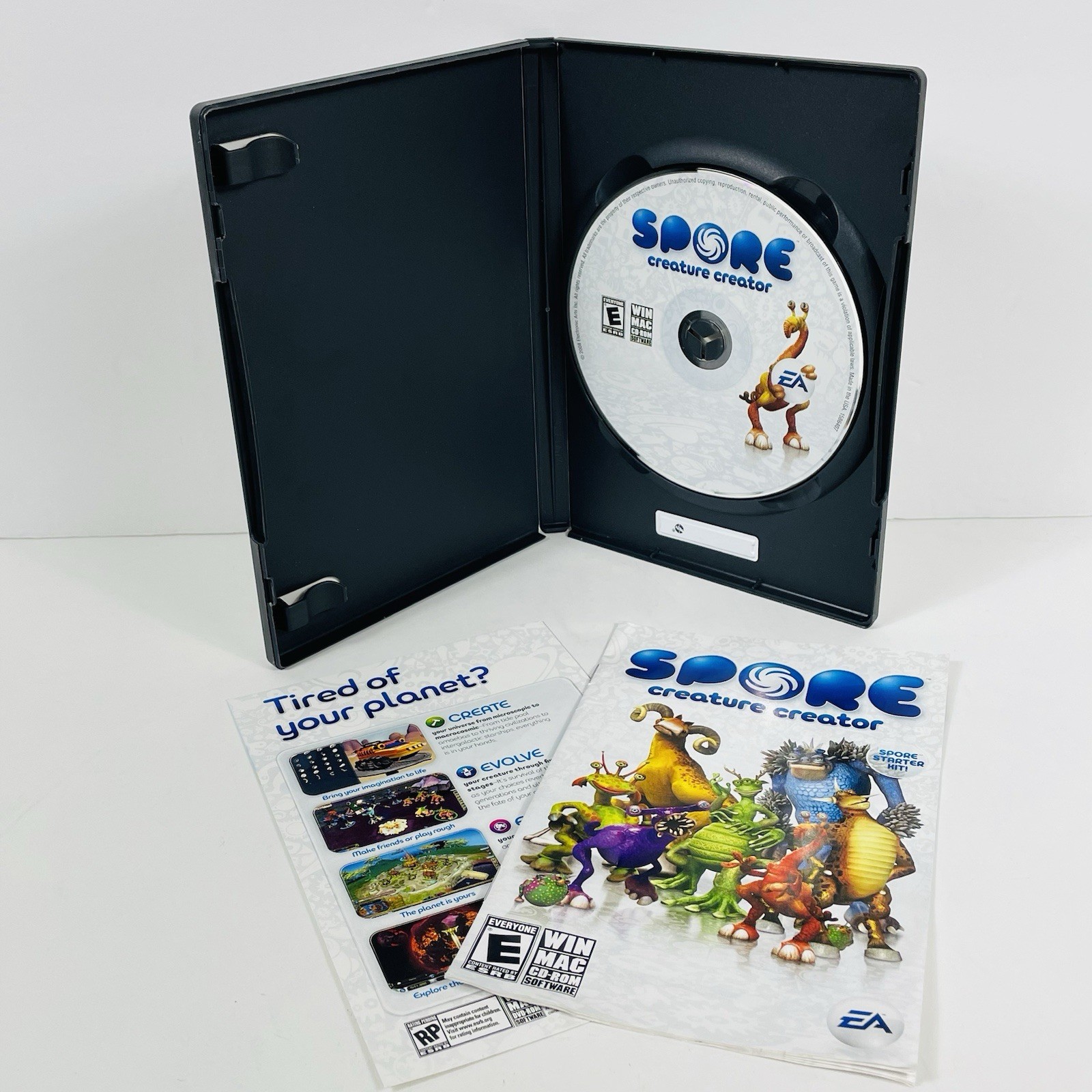 Spore Creature Creator DVD-ROM Video Game for Windows and Macintosh with Key