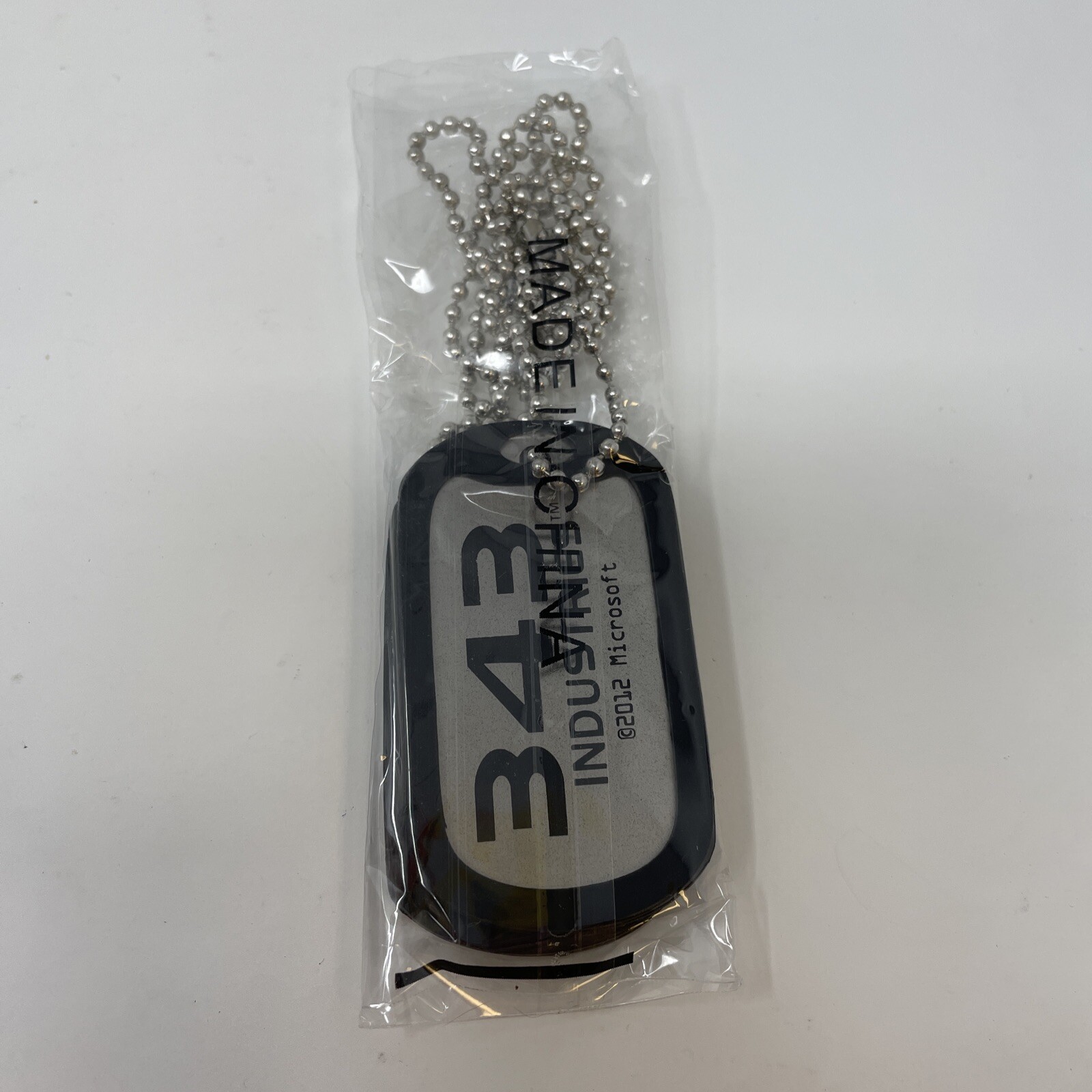 Halo 4 Microsoft 2012 343 Industries Dog Tag Brand New