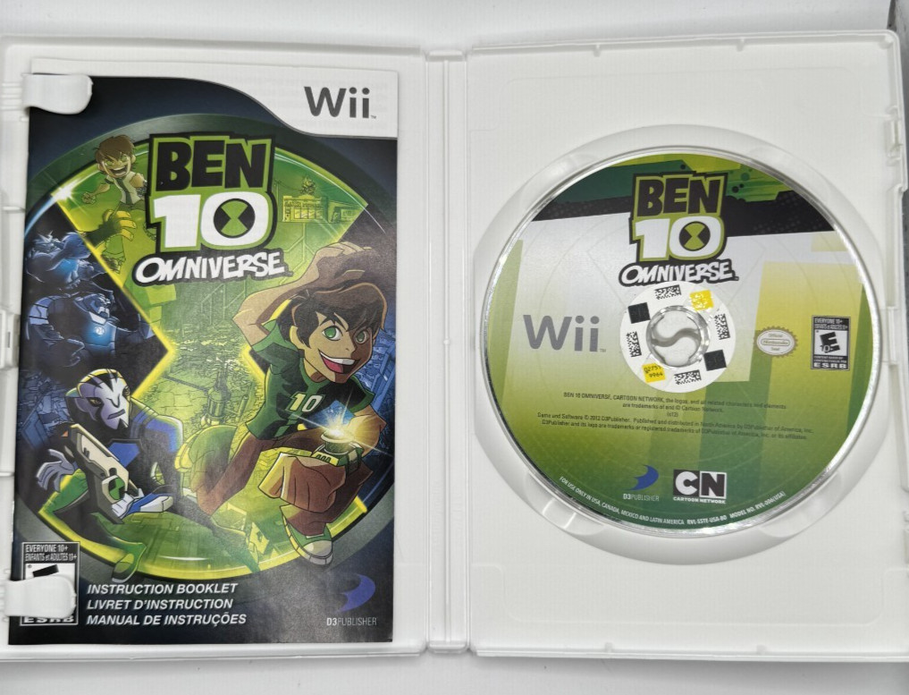 Wii Ben 10: Omniverse (Nintendo Wii, 2012) CIB Tested