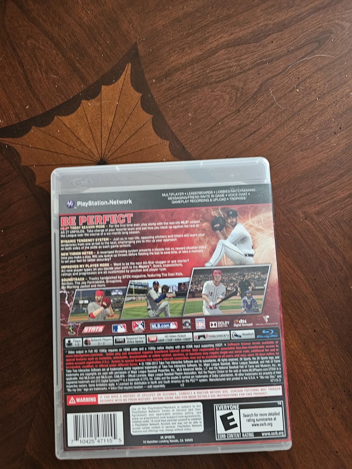 Major League Baseball 2K12 (Sony PlayStation 3, 2012)