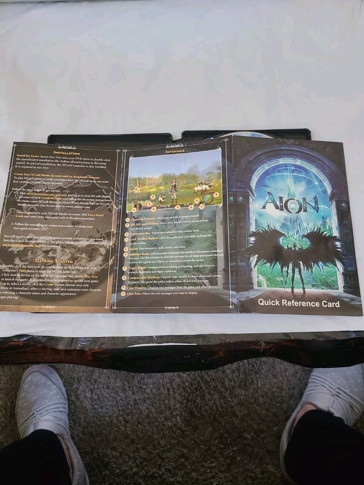 Aion (PC DVD-Rom, 2009, 2-Discs) Steelbook Edition Complete w/Game manual