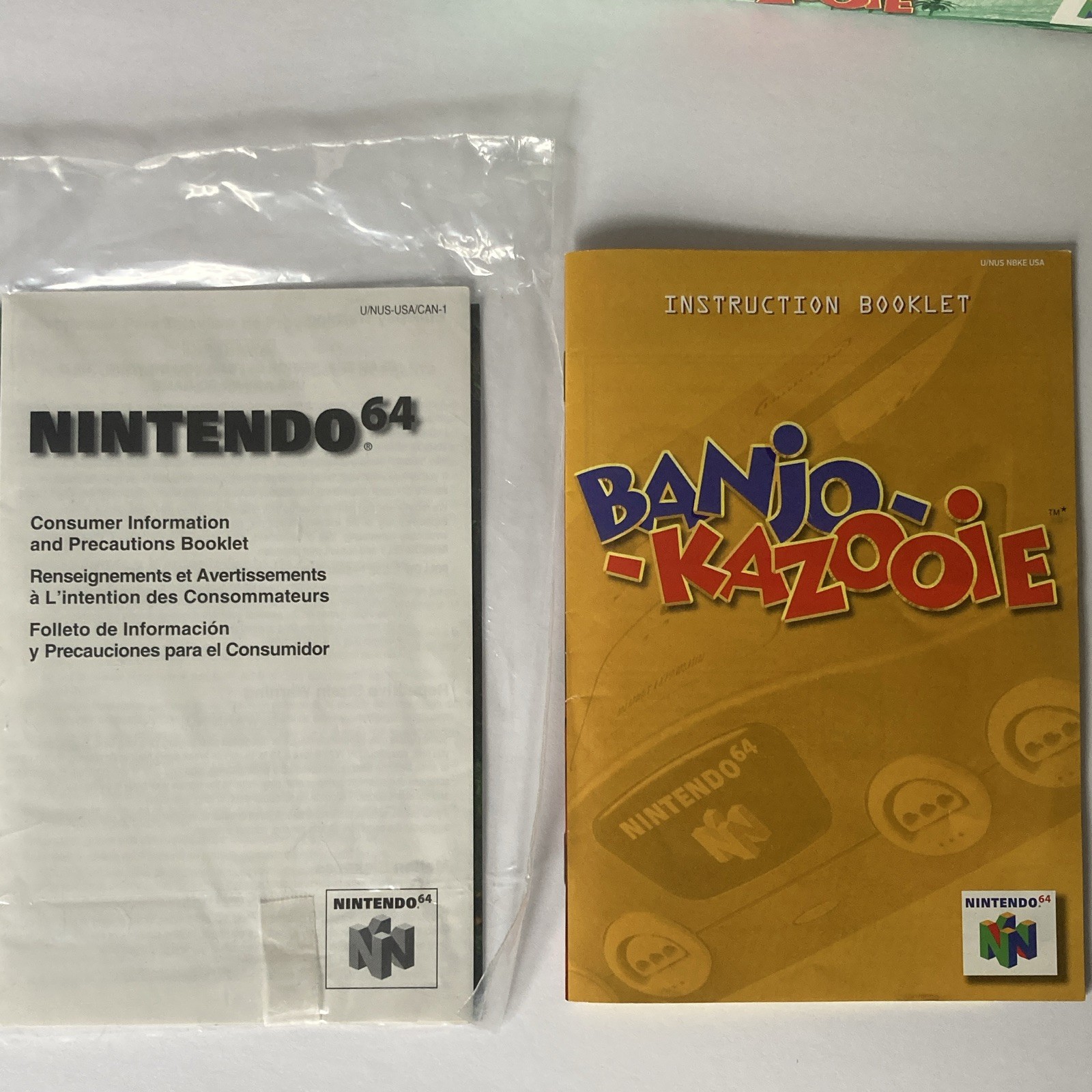 Banjo-Kazooie Nintendo 64 1998 NTSC-U/C Complete w/ Manual Original Box Tested