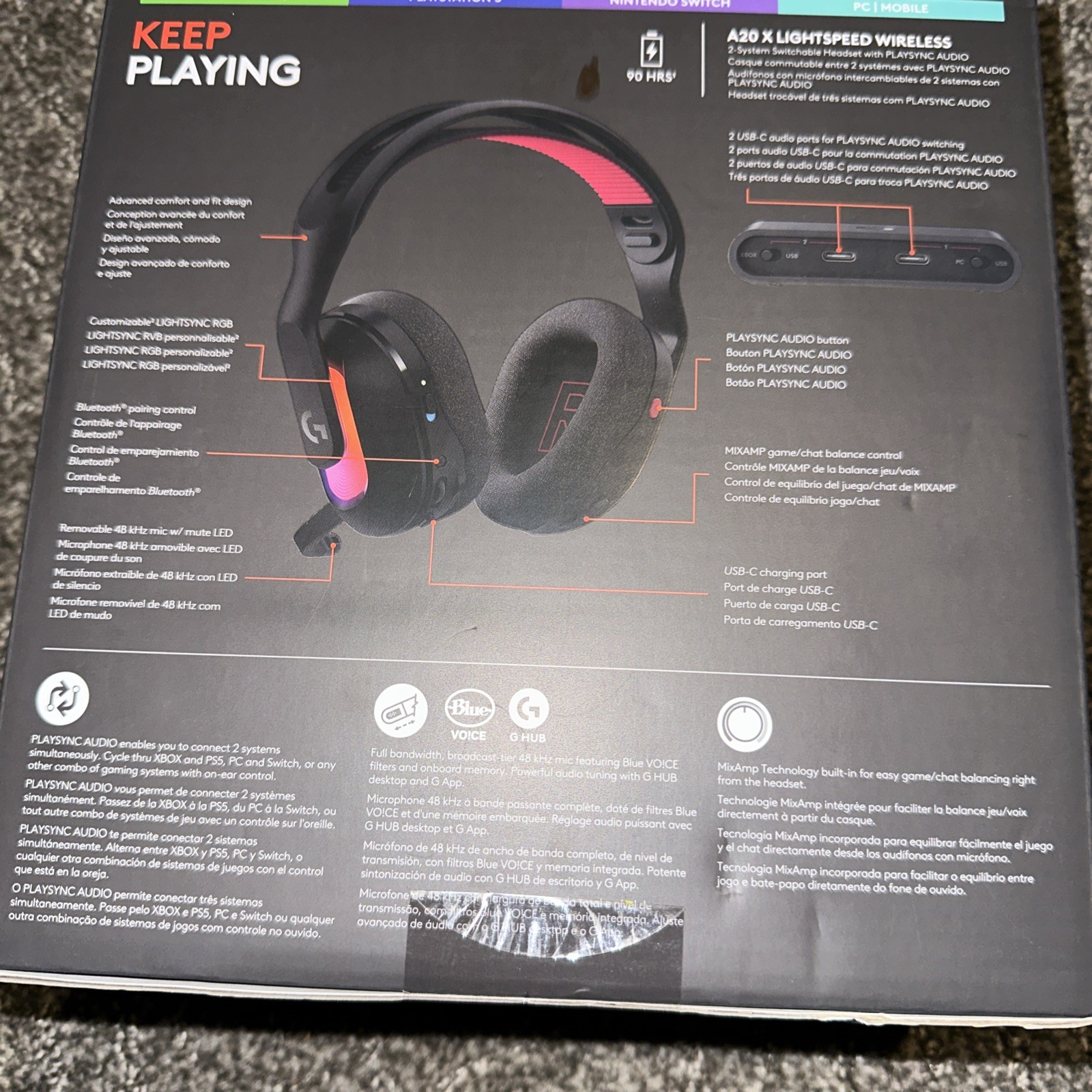 Logitech Astro A20 X LIGHTSPEED Wireless Headset