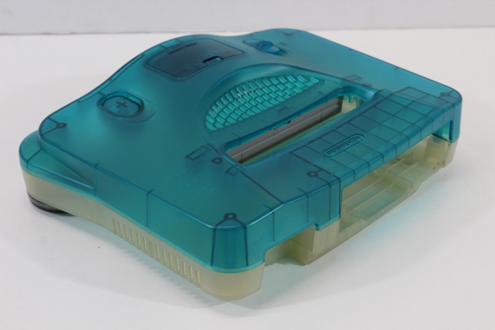 Nintendo 64 N64 OEM Toys R Us Clear Blue White Console Replacement Shell Cos.Da9