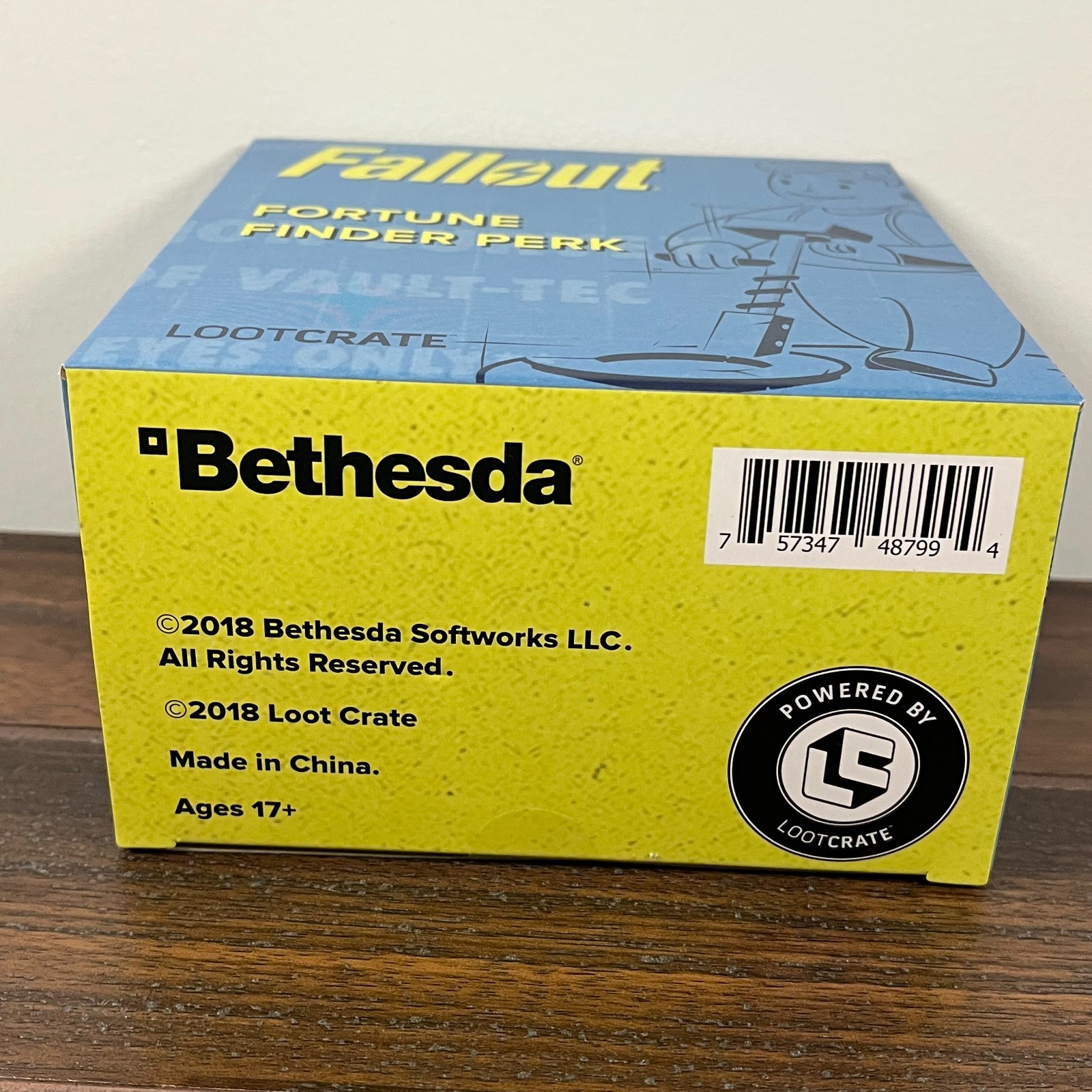 Loot Crate Fallout Fortune Finder Perk Figure New
