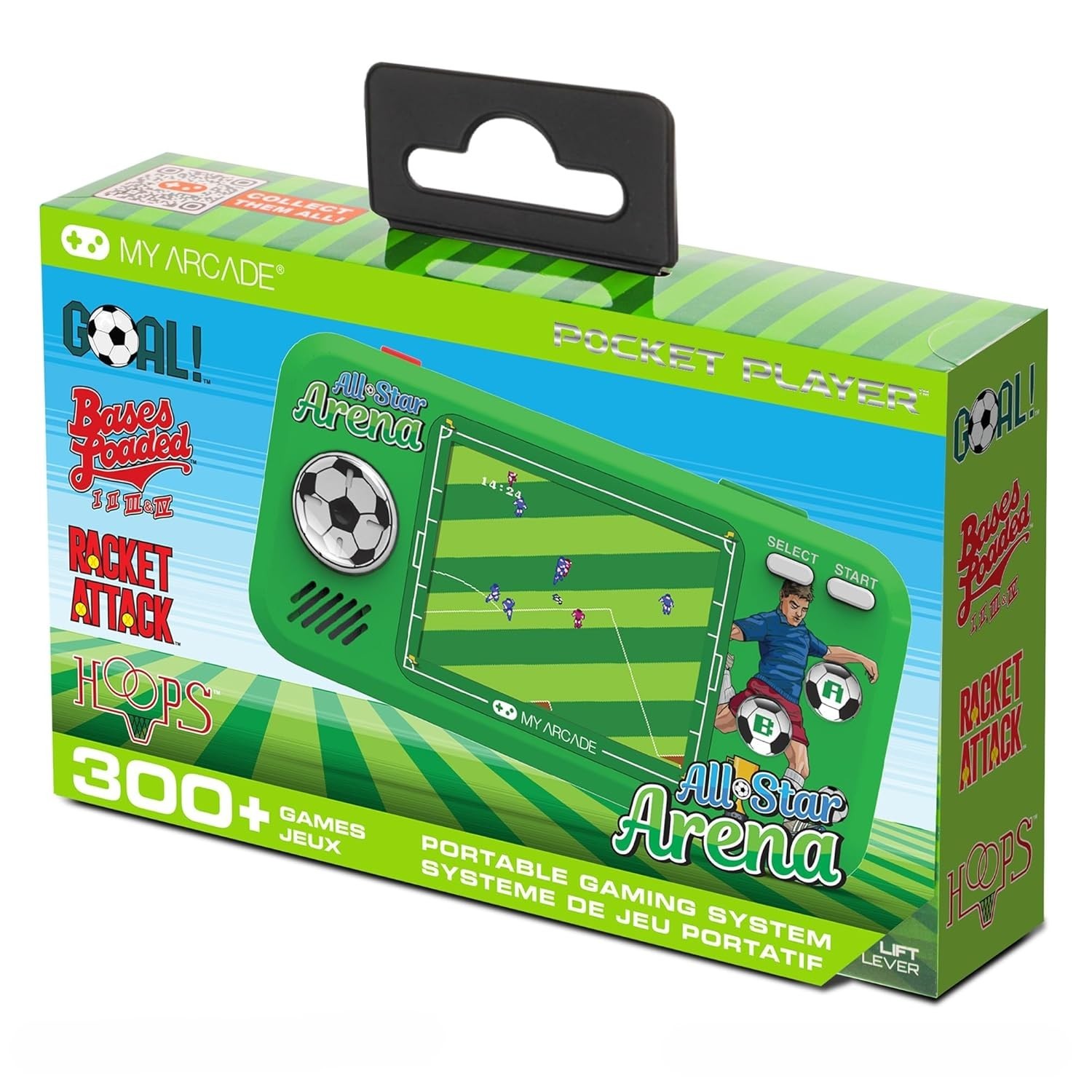 Officially Licensed Jaleco Pocket Player – 307 Games