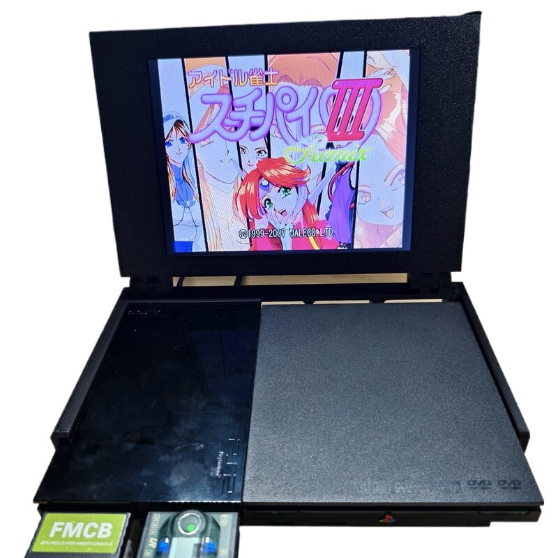 Original Design Portable Display for Playstation 2 -Slim PS2 LCD monitor-Black