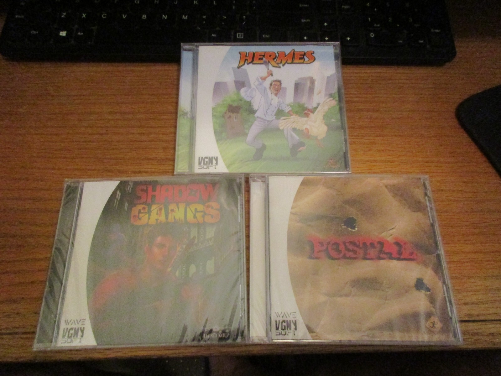 Hermes, Shadow Gangs, Postal Wave VGNY Soft Sega Dreamcast NEW SEALED