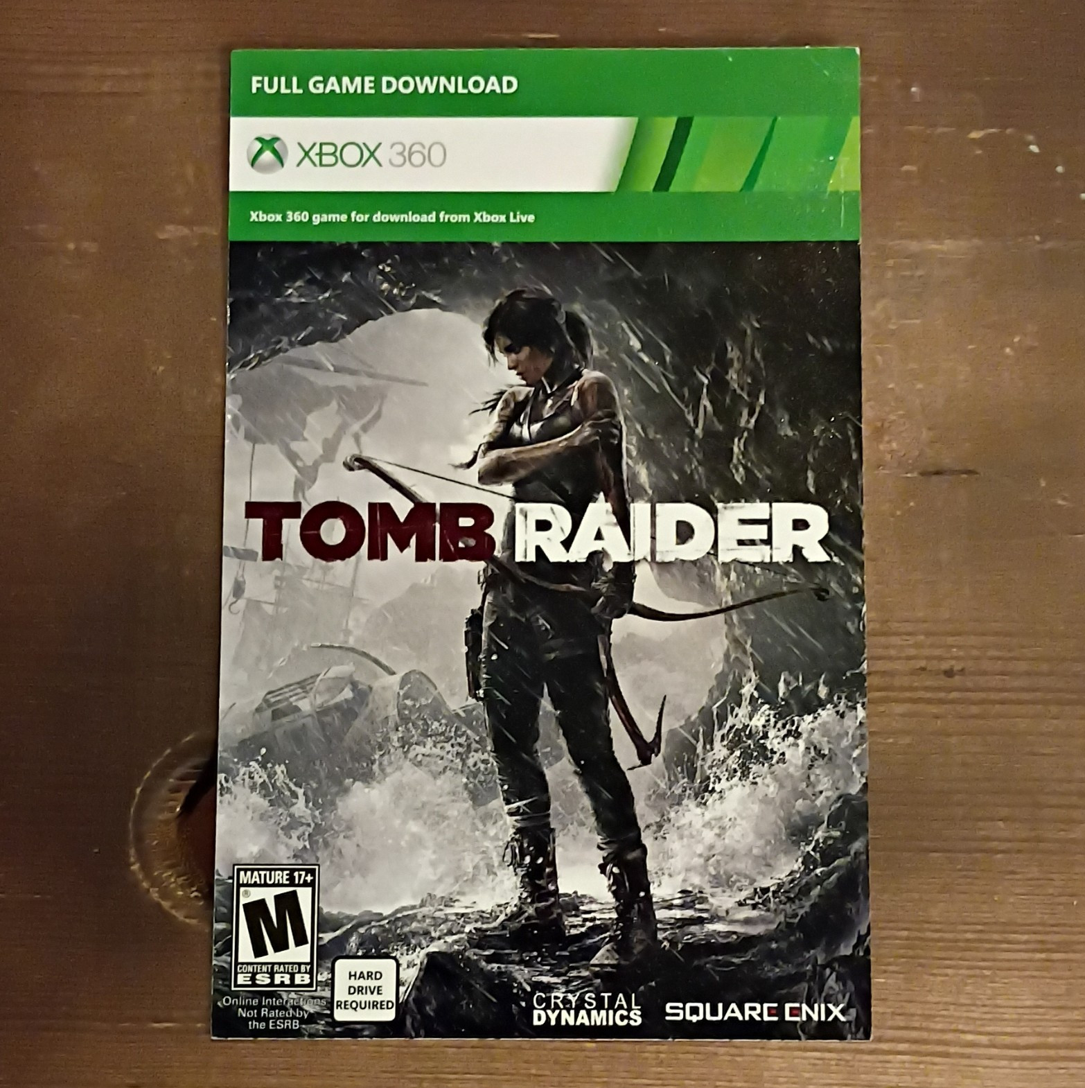 Xbox 360 Tomb Raider Full Game Download Prepaid Game Card Code *READ*