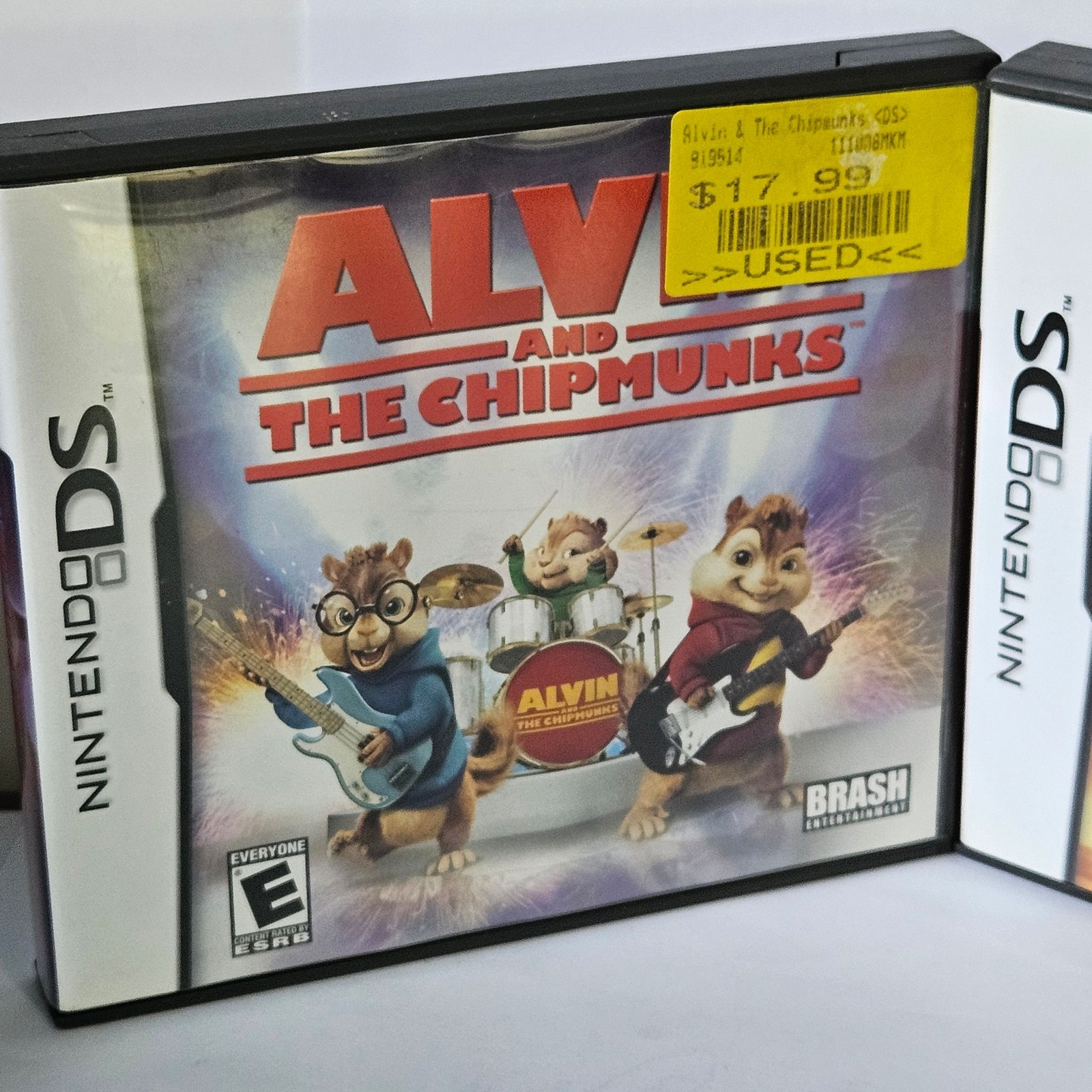 Nintendo DS Alvin and The Chipmunks Kung Fu Panda Lot of 2 Cartridges Manuals