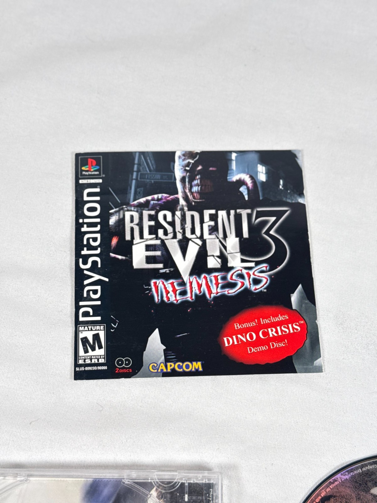 Resident Evil 3 Nemesis – Sony PlayStation 1 With Manual + Reg Card No Demo Disc