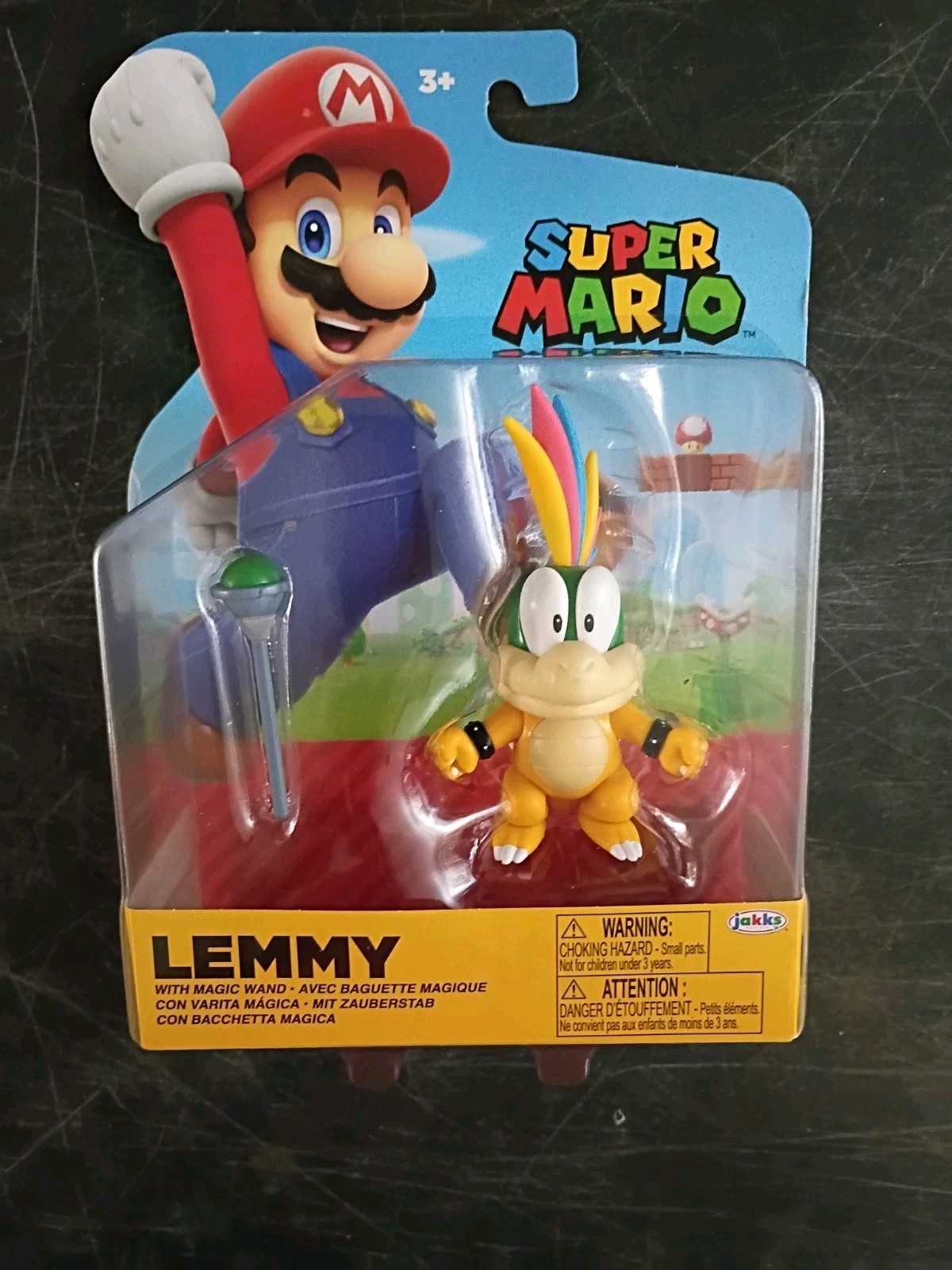 *FREE SHIP* 4″ LUDWIG + LEMMY + BOWSER JR Super Mario World of Nintendo Jakks