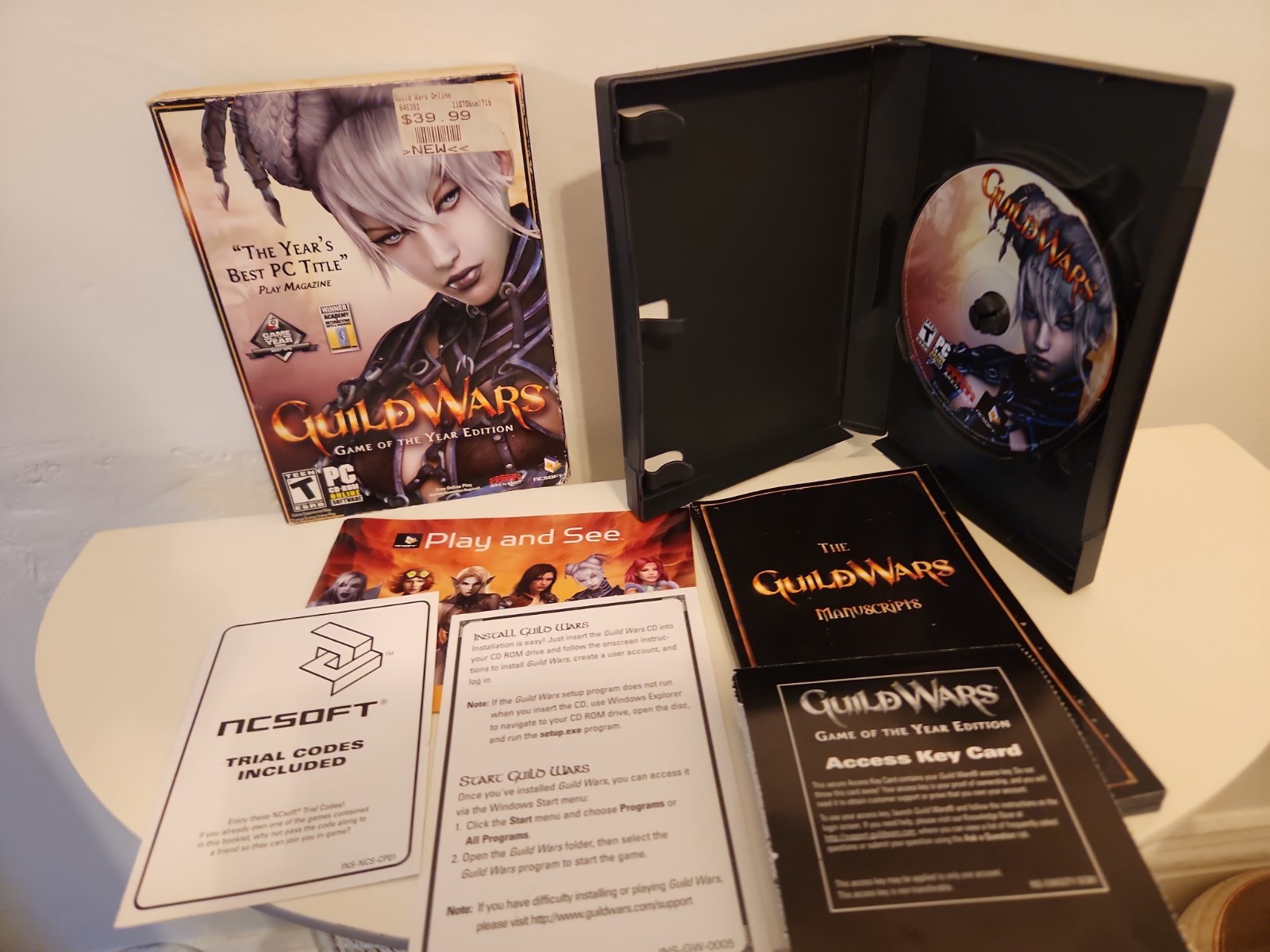 VTG – GUILD WARS – GAME OF THE YEAR EDITION – PC Game W/Manual & 2 Discs – CIB