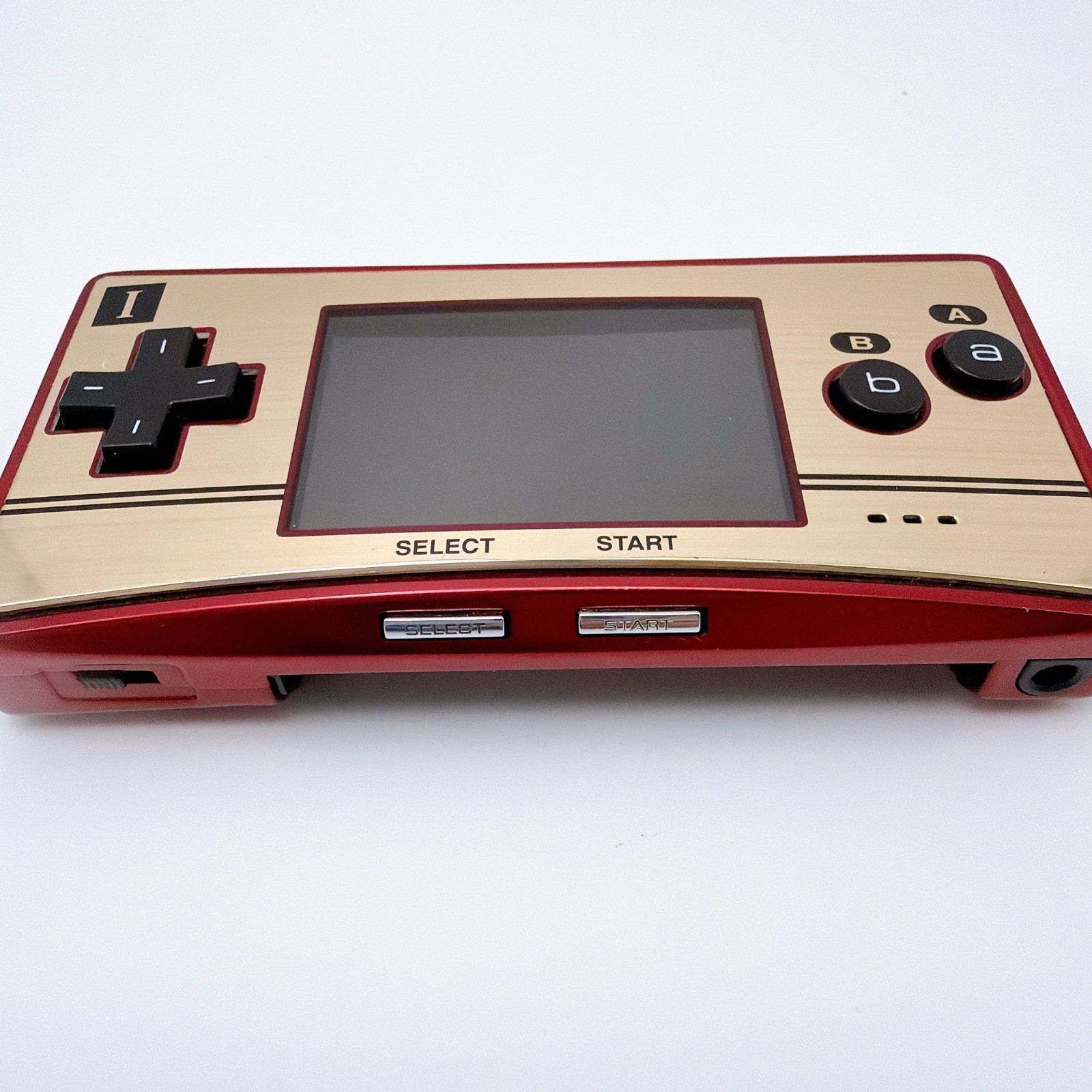 Nintendo Game Boy Micro Famicom 20th Anniversary Mario Red Gold Tested Japan