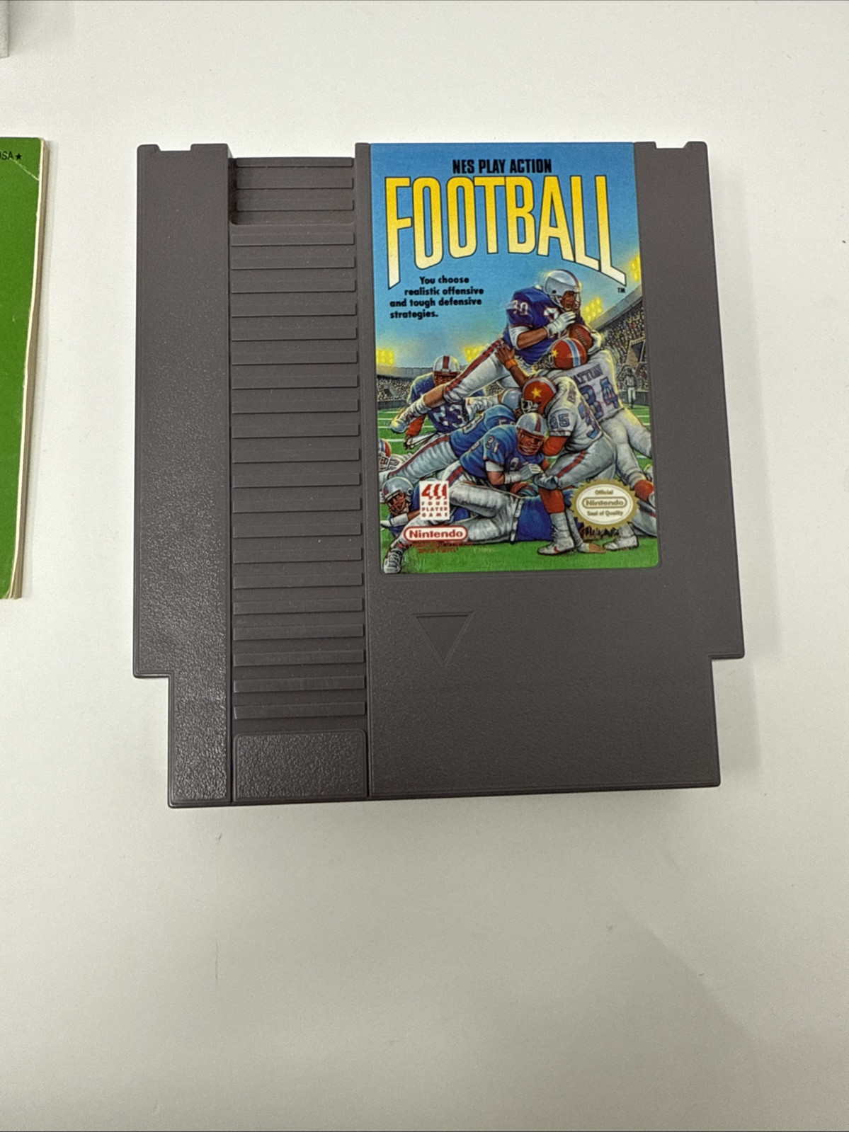 Play Action Football NES CIB Nice Shape! Fast Free Shipping!