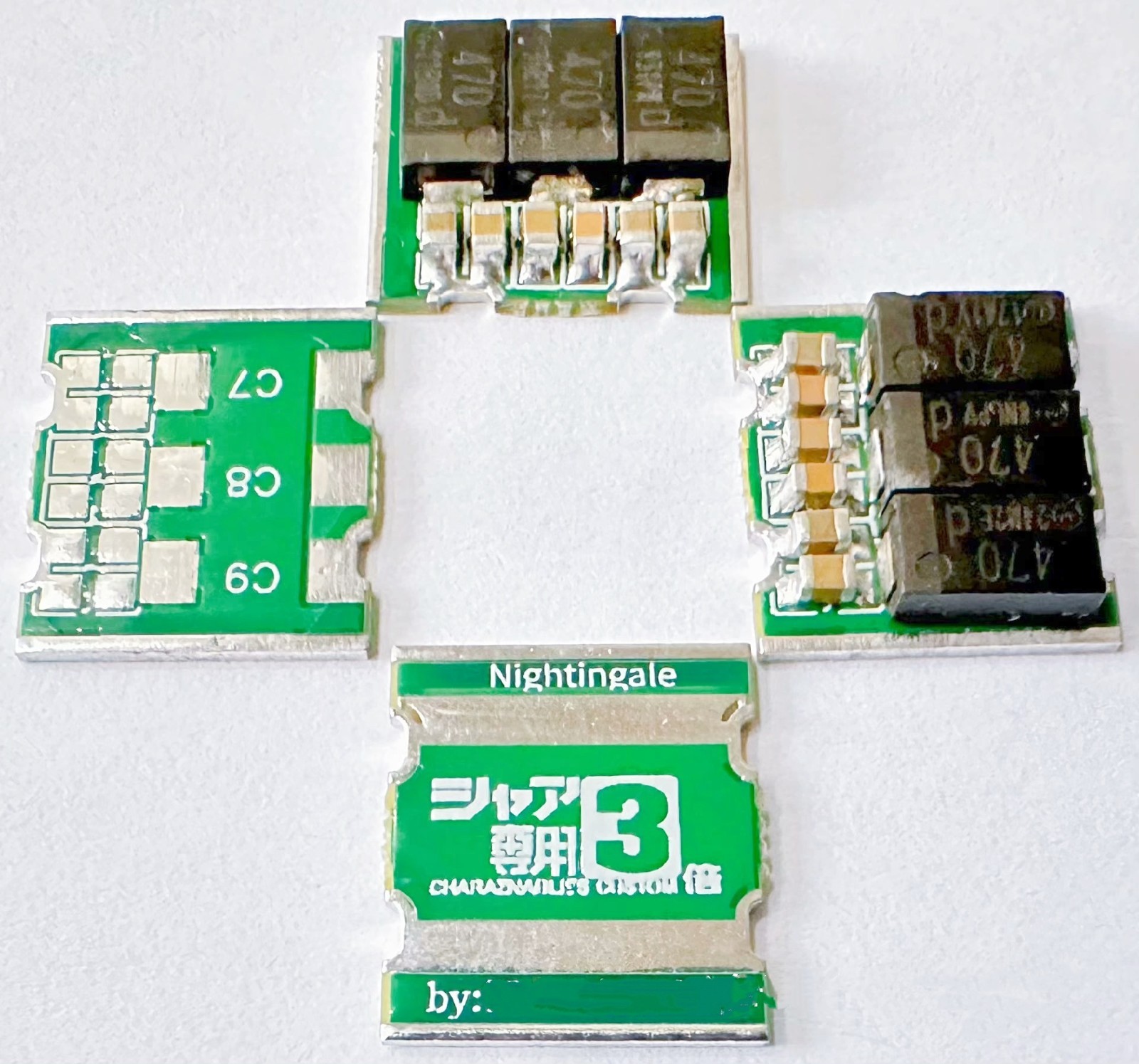 1Set(8pcs) For PS3 Fat Console Capacitor PCB Fault Yellow Light Repair Solution