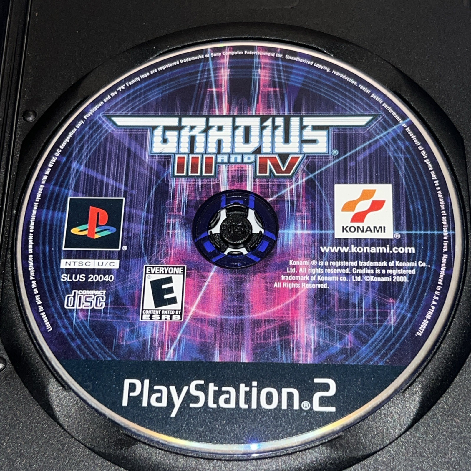 Gradius III and IV – Sony PlayStation 2, 2000 | Disc Only | Resurfaced | TESTED!