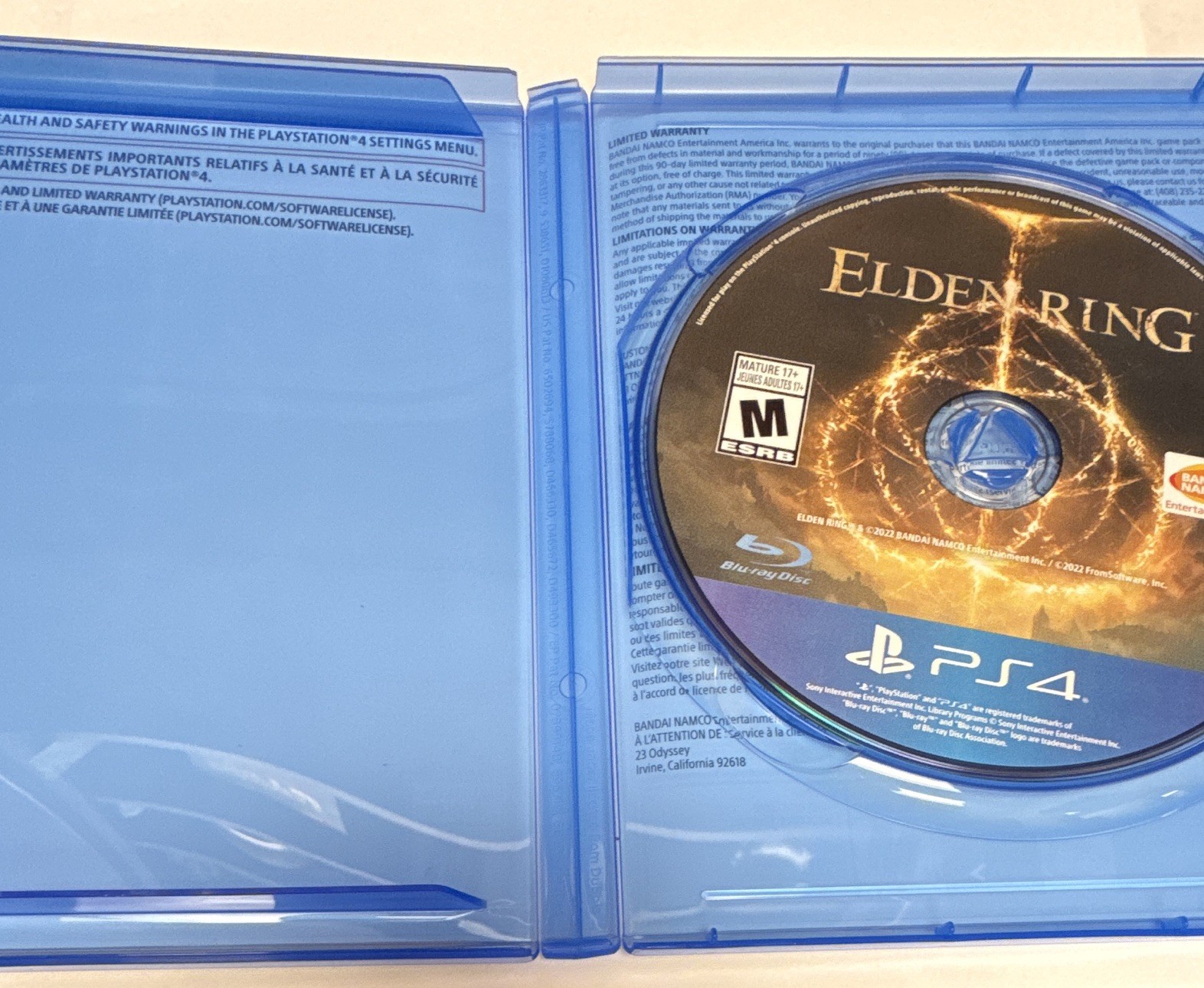 Bandai Namco Elden Ring (Sony PlayStation 4) PS4 M PS5 Upgrade Available