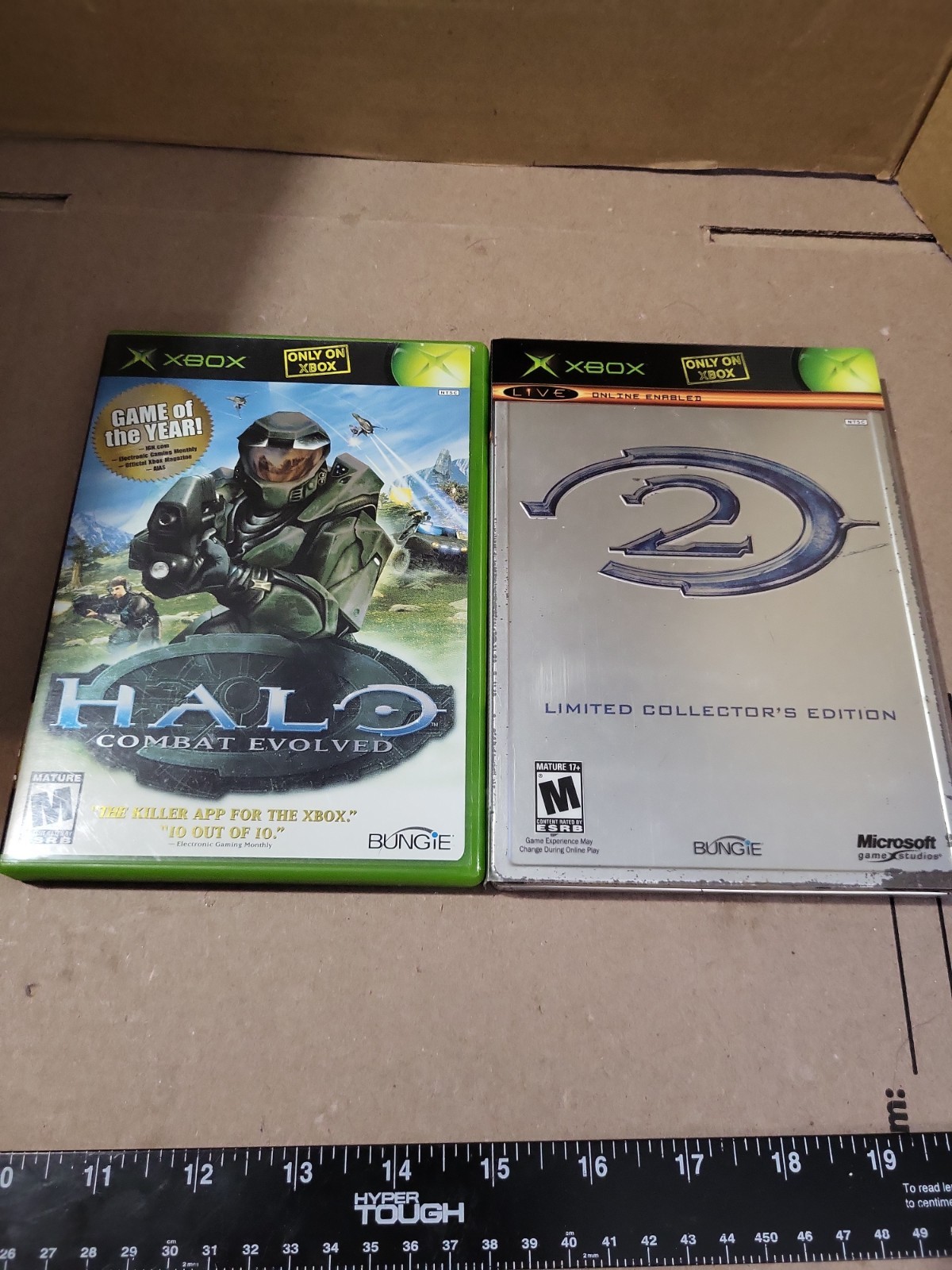 XBOX Halo Combat Evolved & Halo 2 Limited Collectors Edition Pre-owned