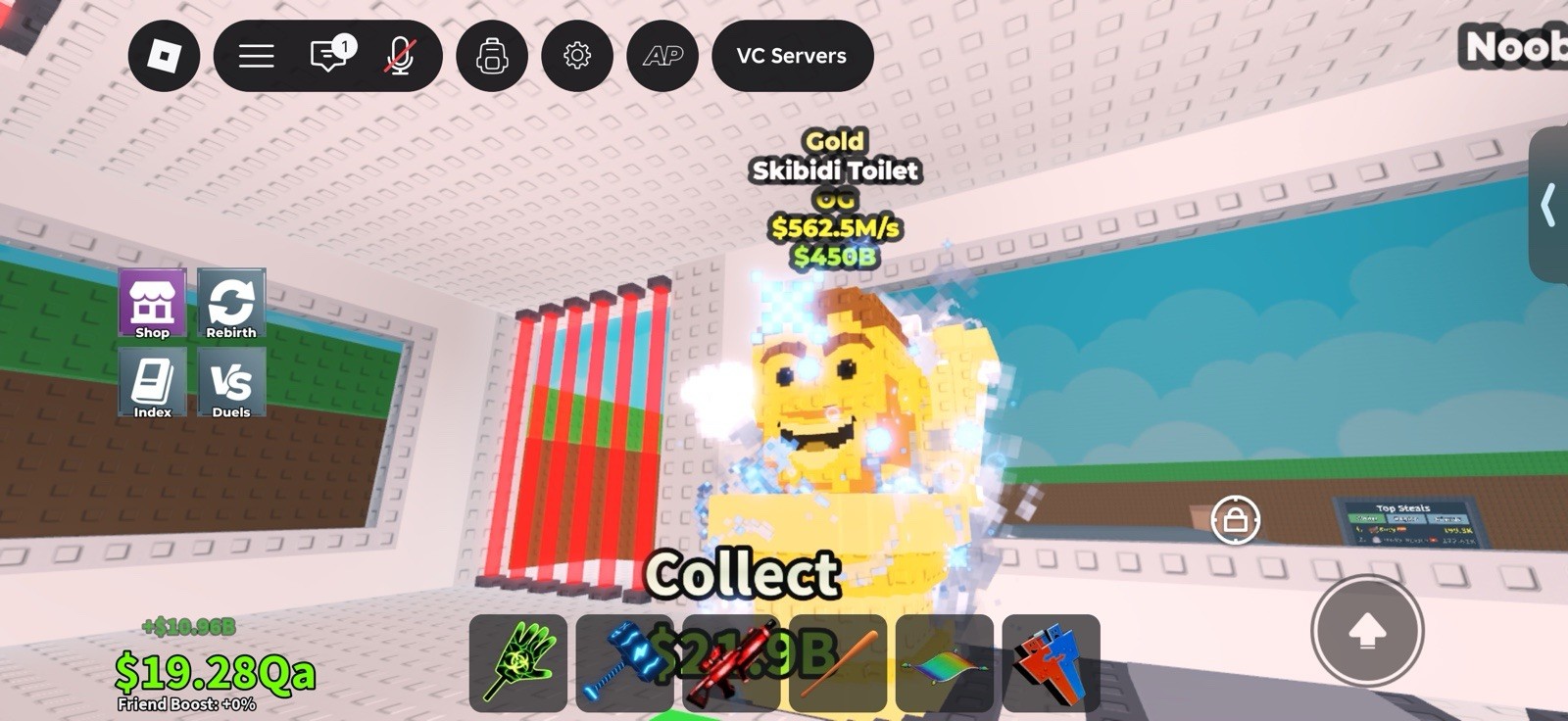 Gold skibidi toilet