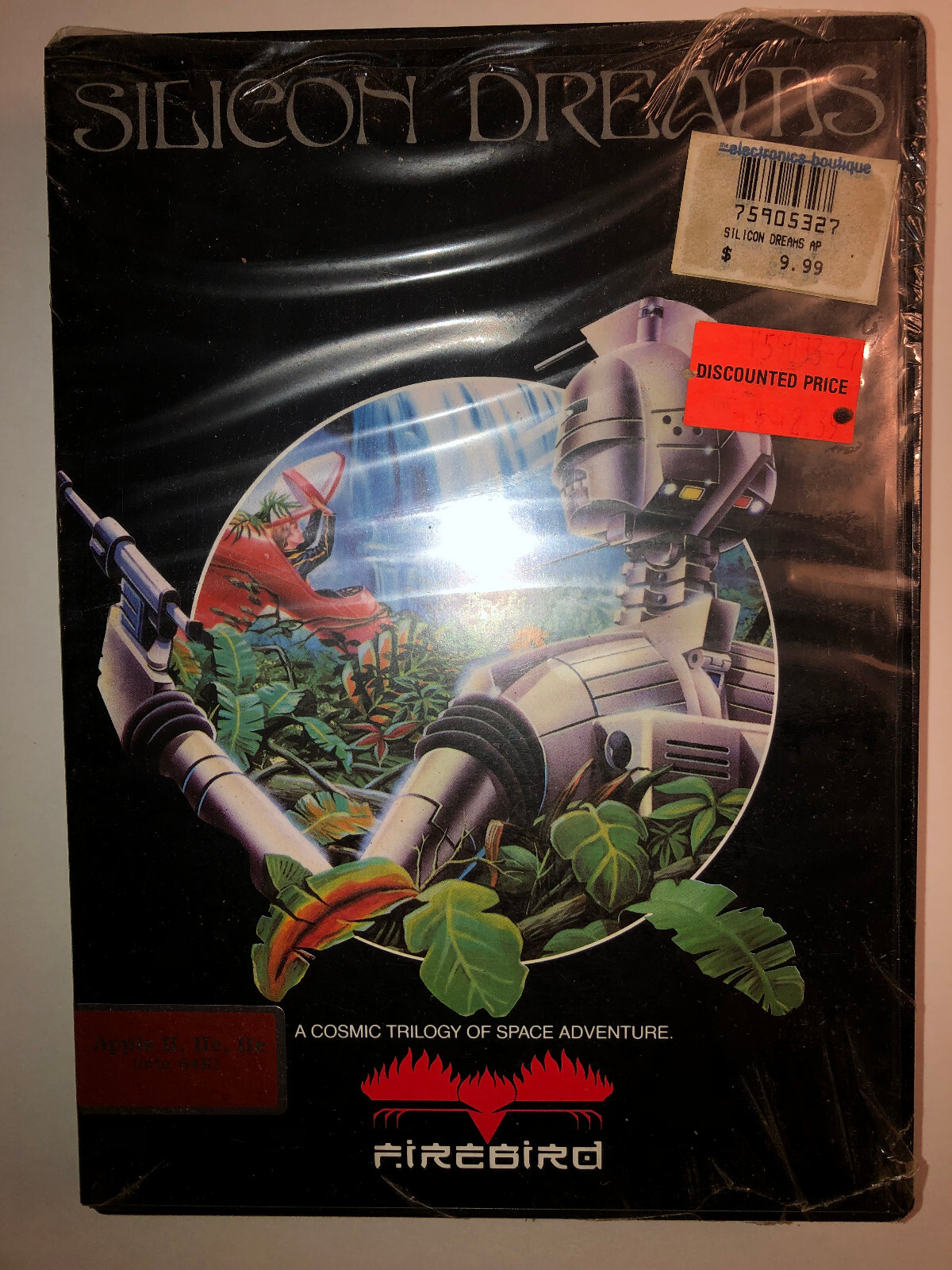 APPLE II SILICON DREAMS – Rare Vintage Video Game NEW SEALED IN PLASTIC BOX